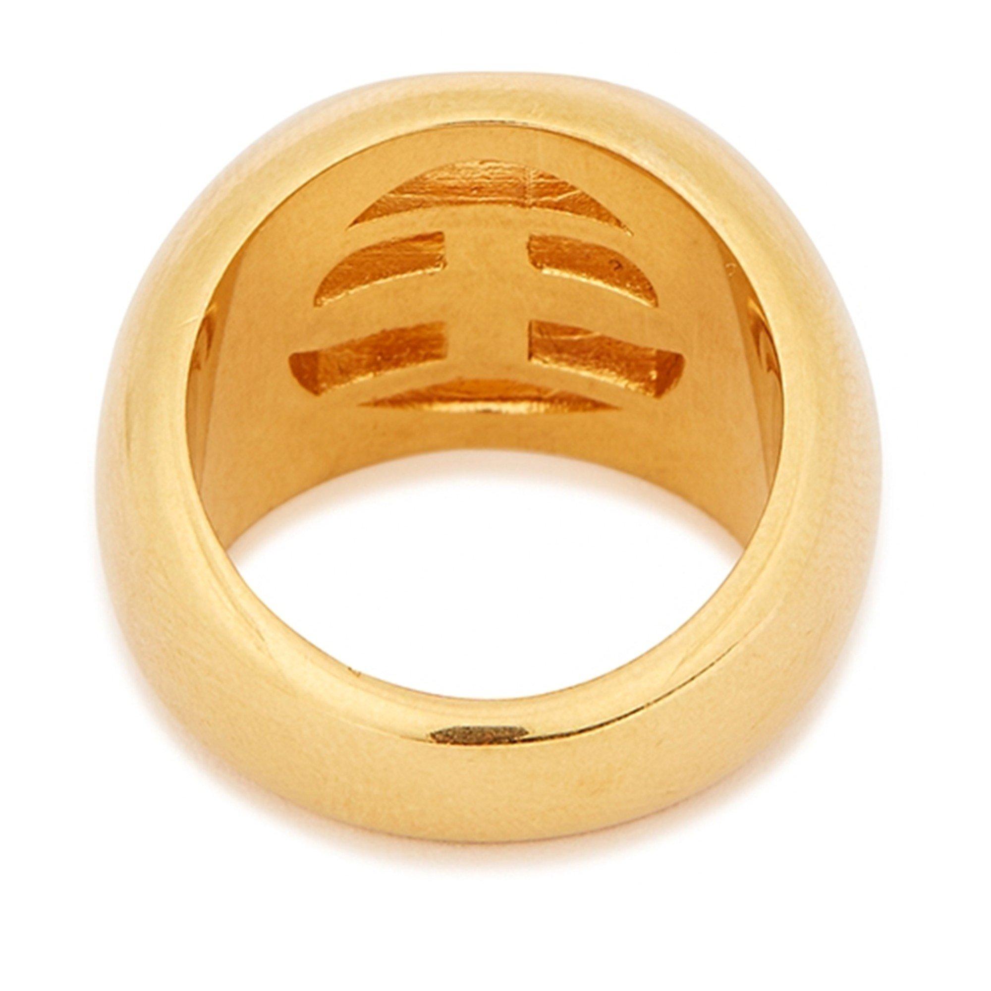 GOLD - Balenciaga - BB SIGNET RING - 4
