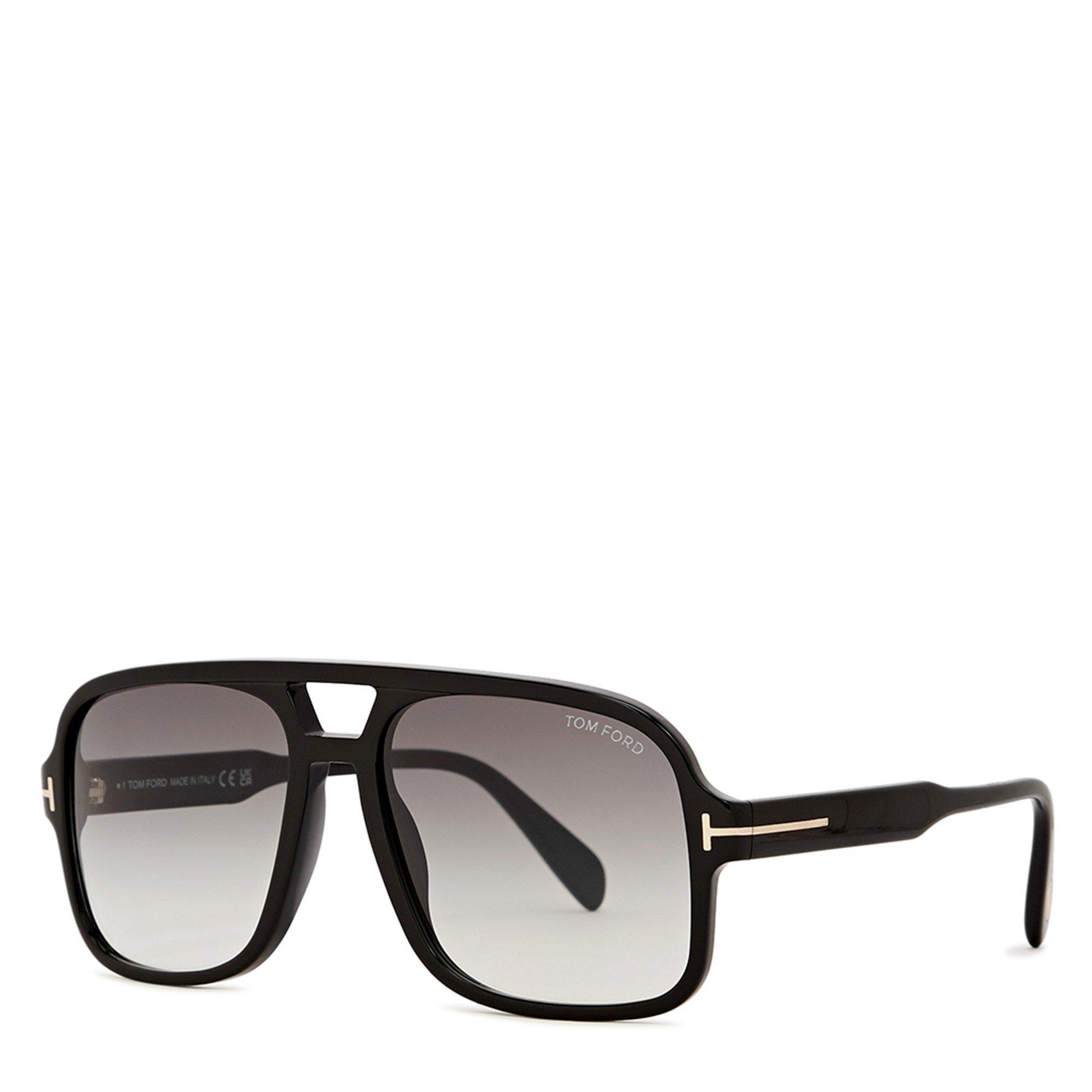 BLACK - Tom Ford - TF M Falconer-02 ACETATE AVIAT - 1
