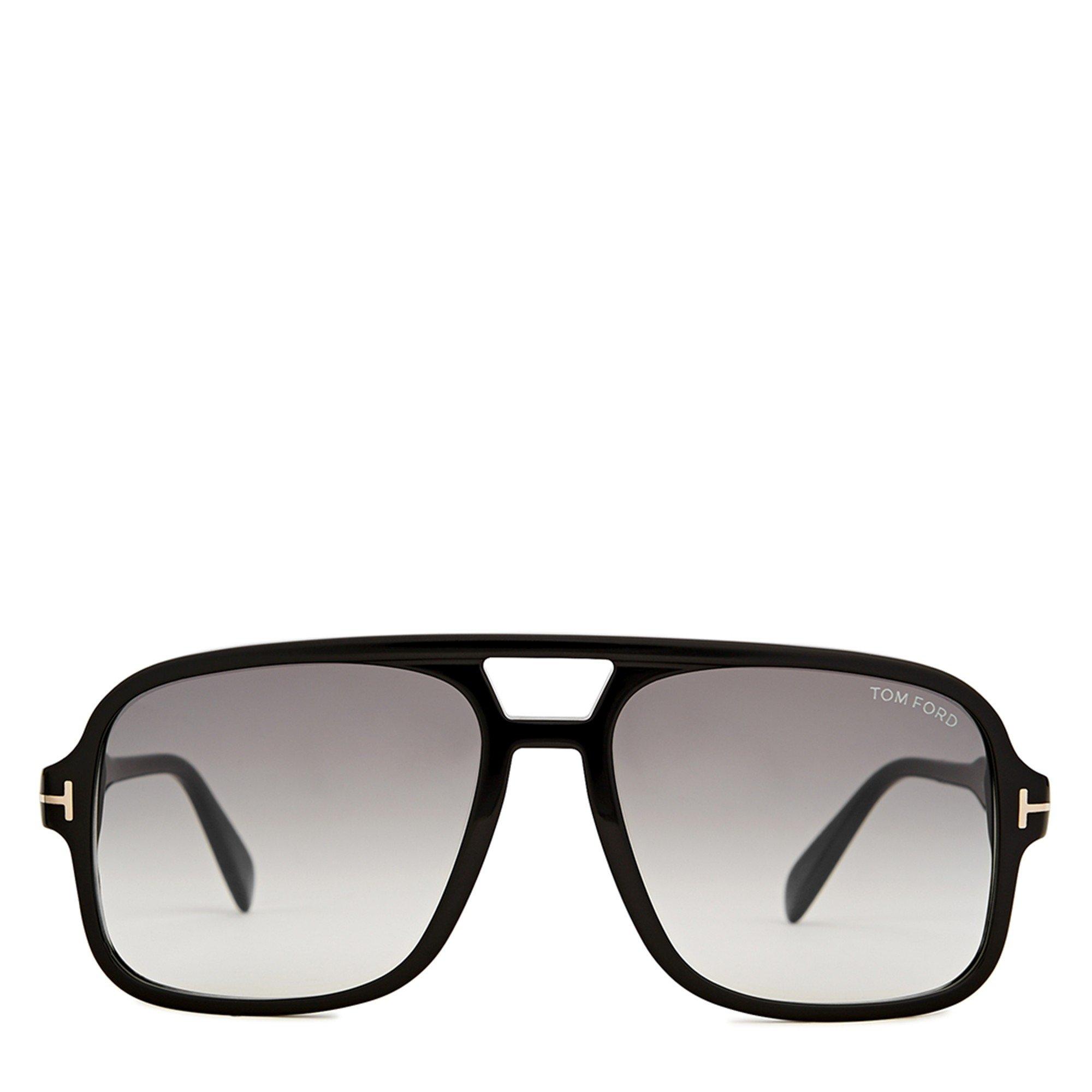 BLACK - Tom Ford - TF M Falconer-02 ACETATE AVIAT - 2