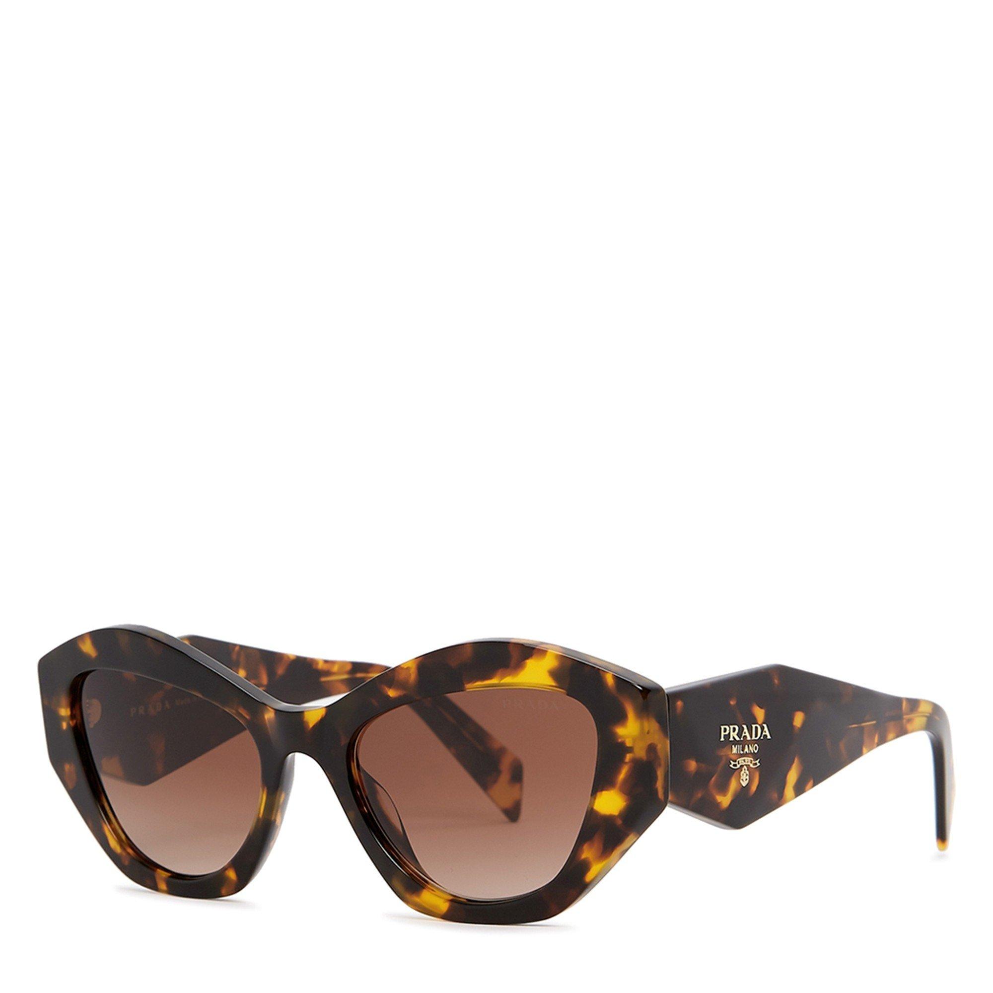 BROWN AND OTHER - Prada - PR F CAT EYE ACETATE SUNGLASSE - 1