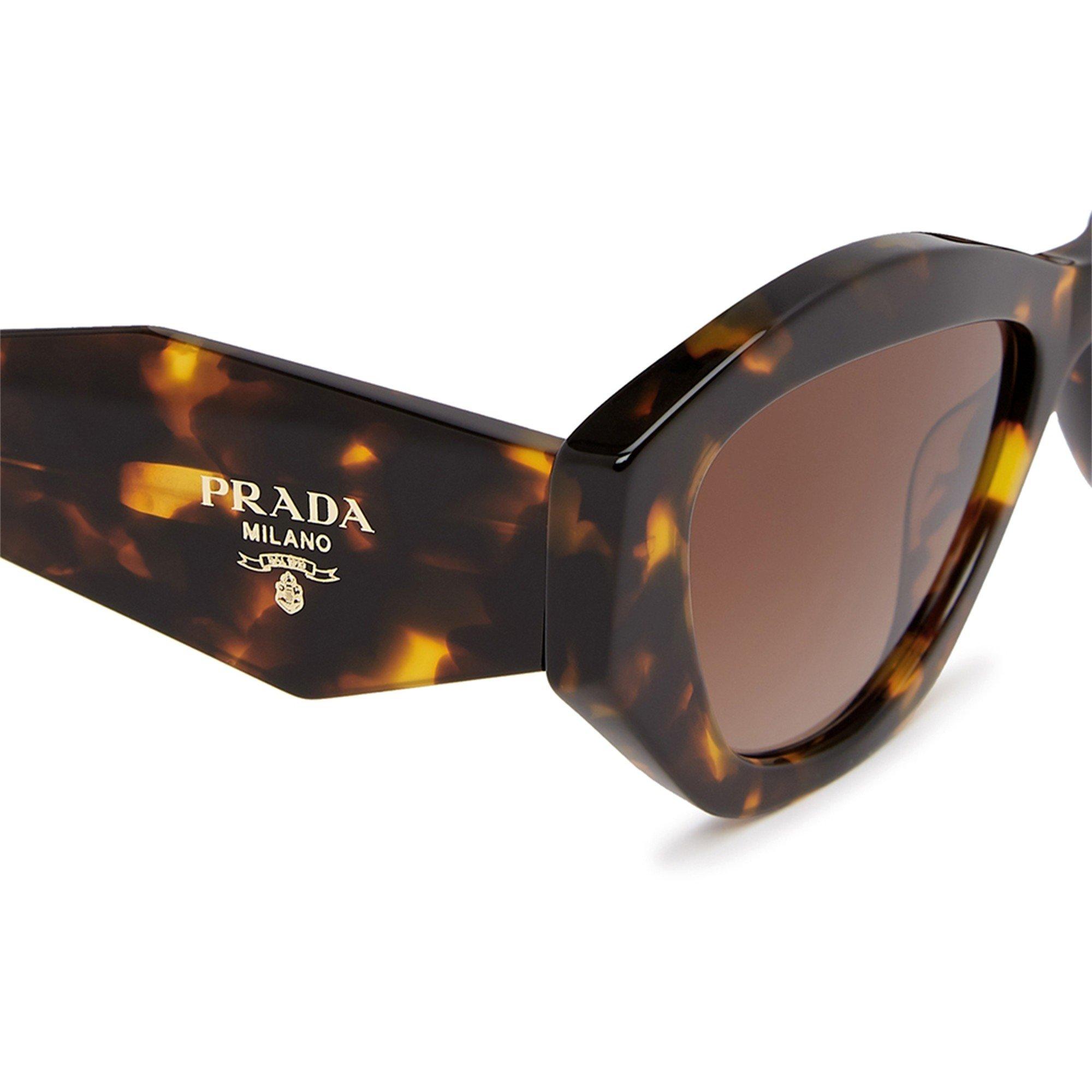 BROWN AND OTHER - Prada - PR F CAT EYE ACETATE SUNGLASSE - 4