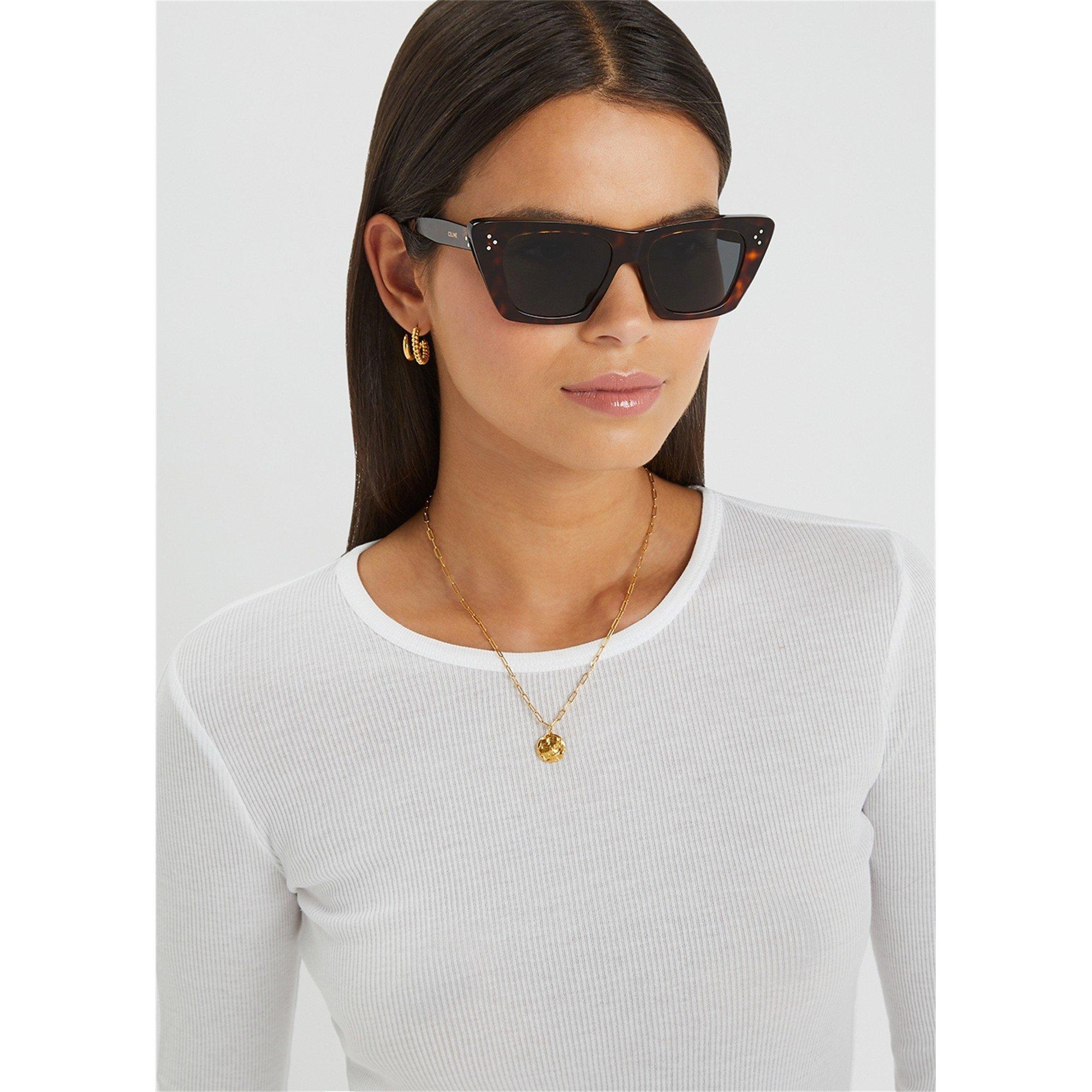 BROWN AND OTHER - Celine - C F CAT EYE ACETATE SG09 - 3