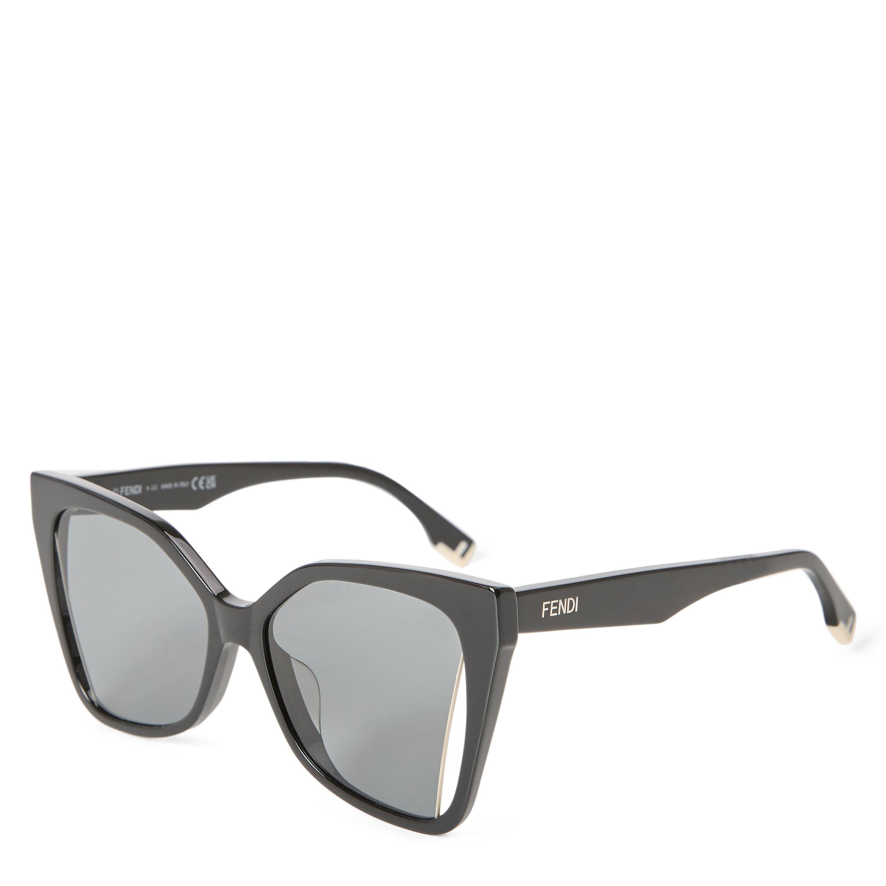 BLACK AND OTHER - Fendi - Women's Acetate Cat-Eye Sunglasses - 1