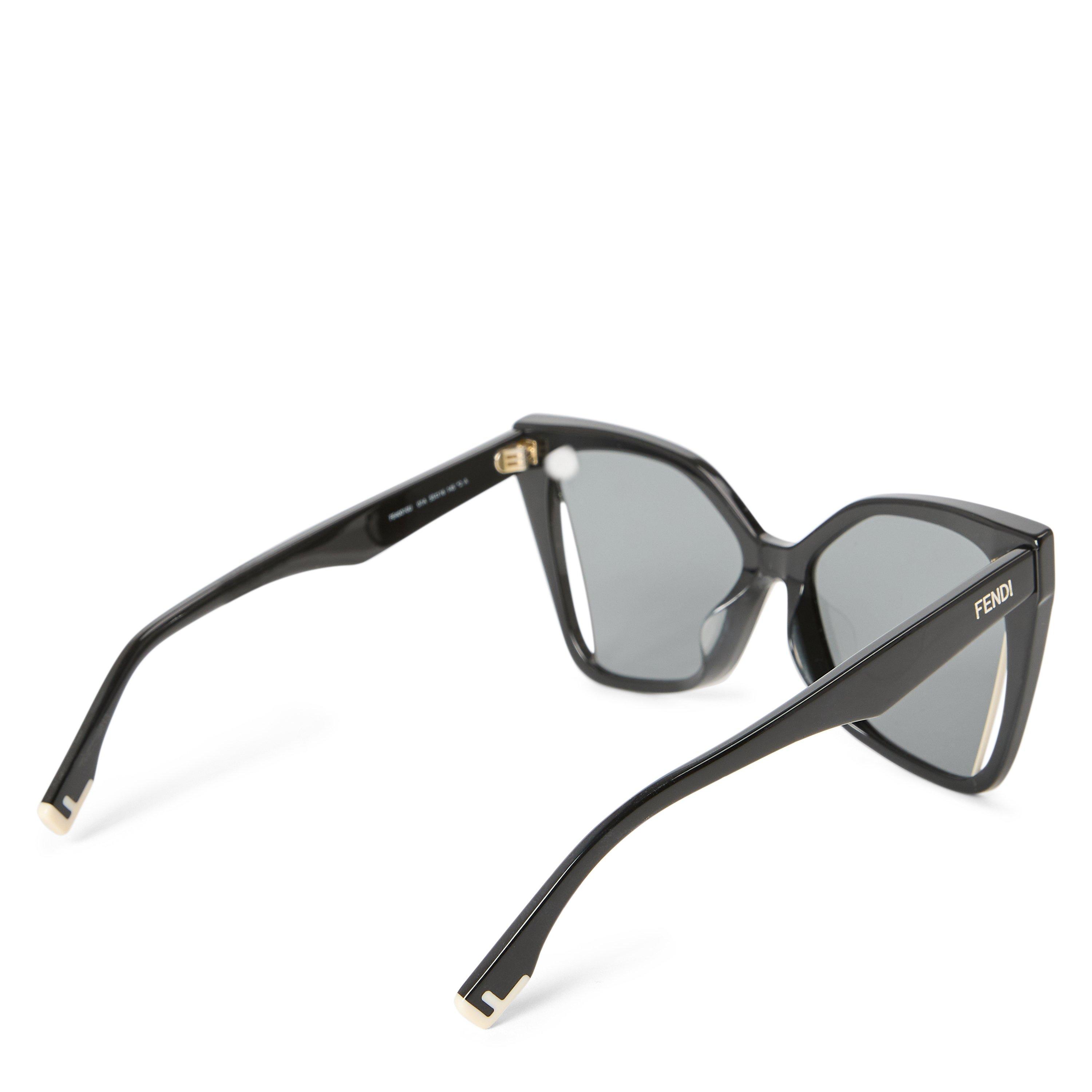 BLACK AND OTHER - Fendi - Women's Acetate Cat-Eye Sunglasses - 2