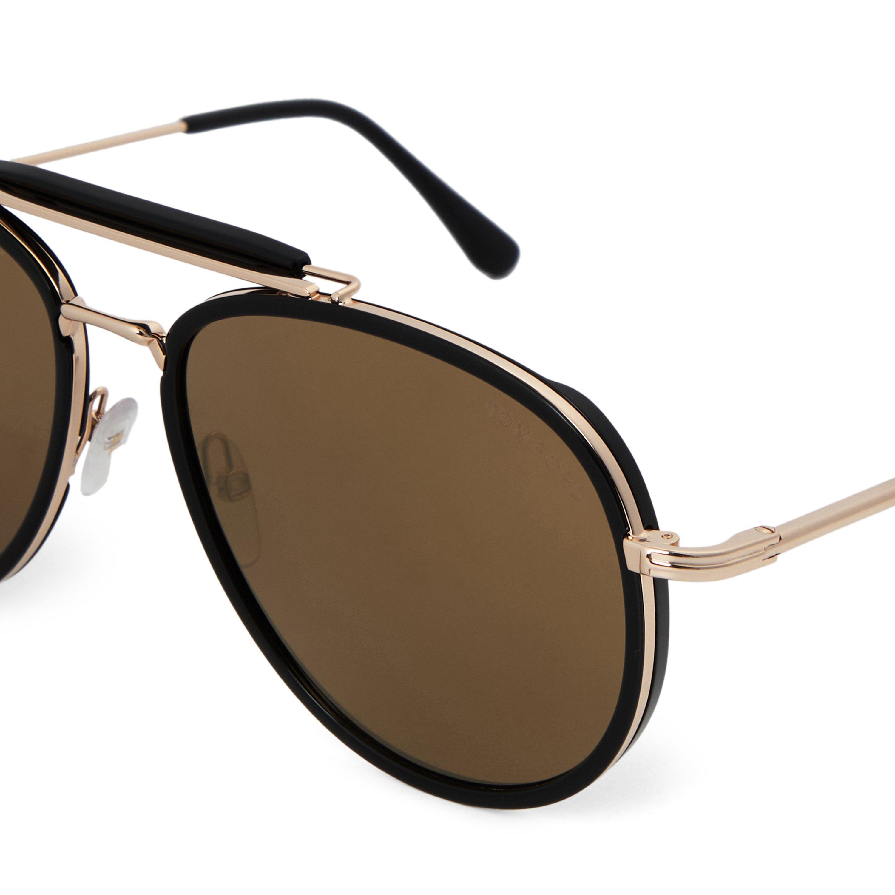 BLACK AND OTHER - Tom Ford - FT0666 01G SHINY BLAC BRW - 3