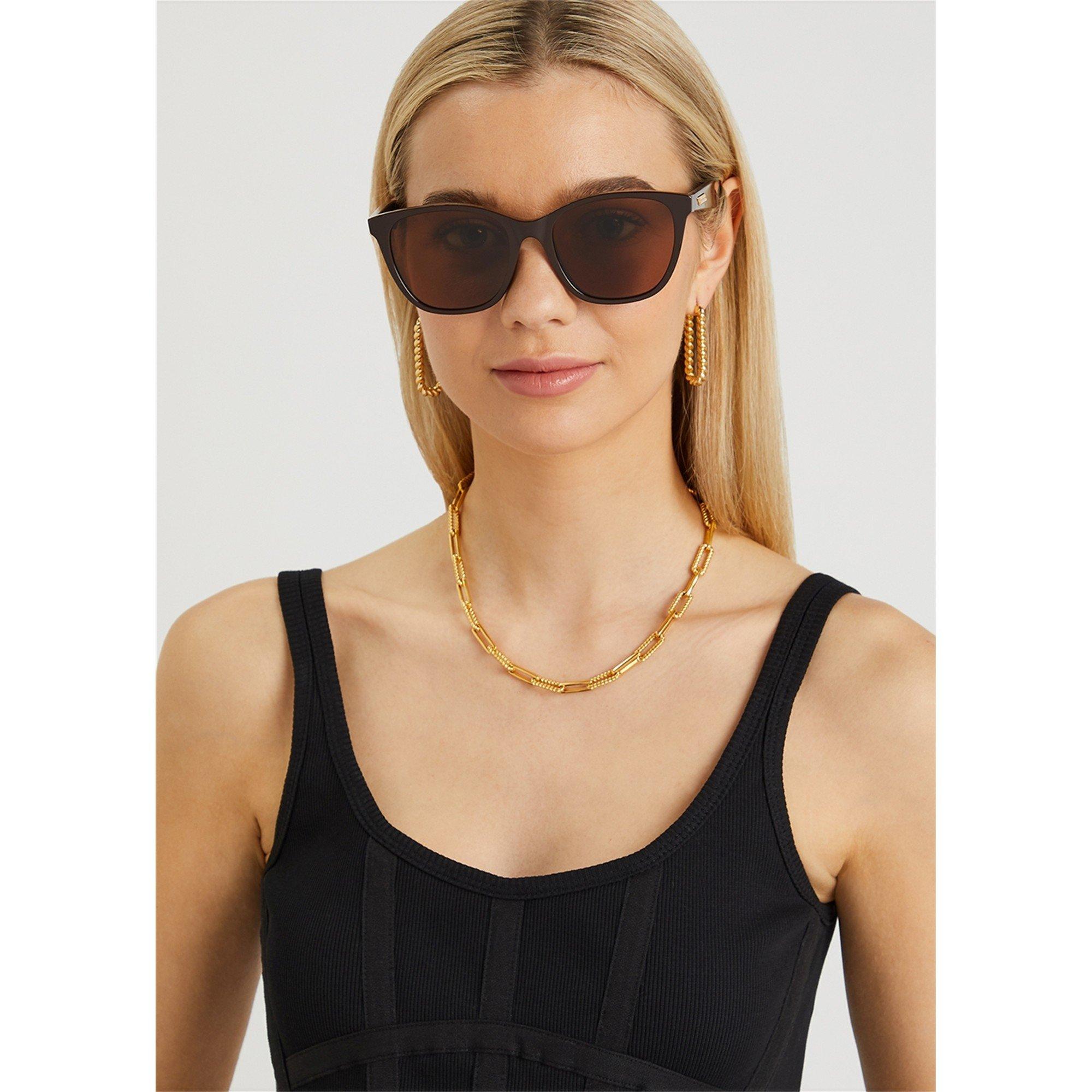 BROWN AND OTHER - Bottega Veneta - BV W NEW SQUARE ACETATE SG - 3