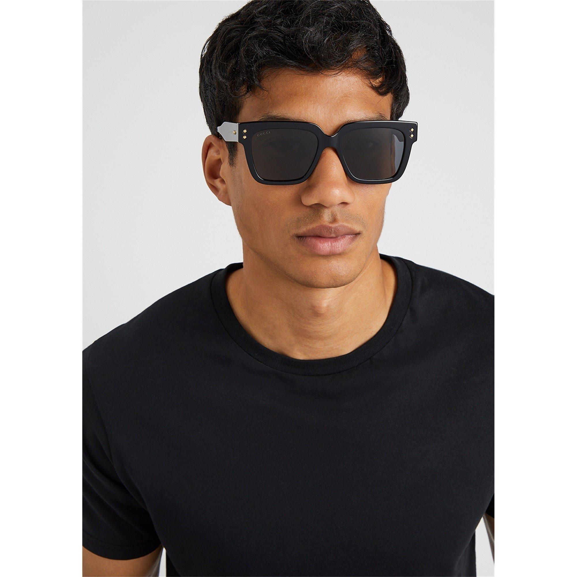 BLACK AND GREY - Gucci - GUC M CLASSIC ACETATE SG - 3