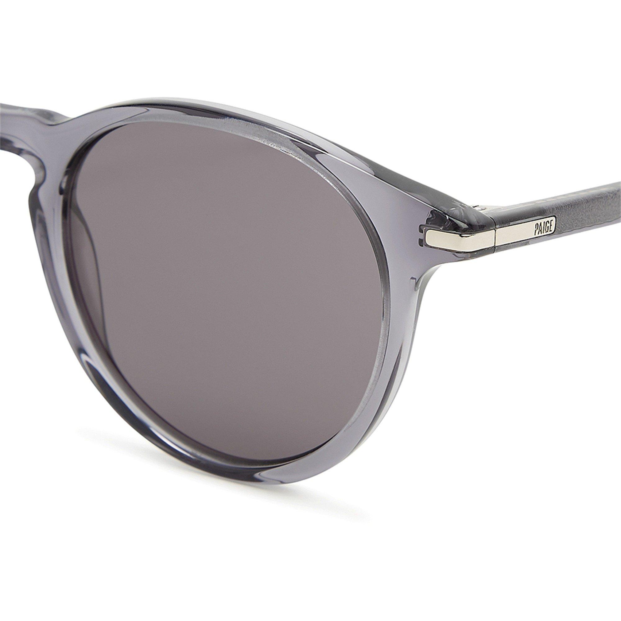 GREY - Paige - Women's Caylen Acetate Round Sunglasses - 4