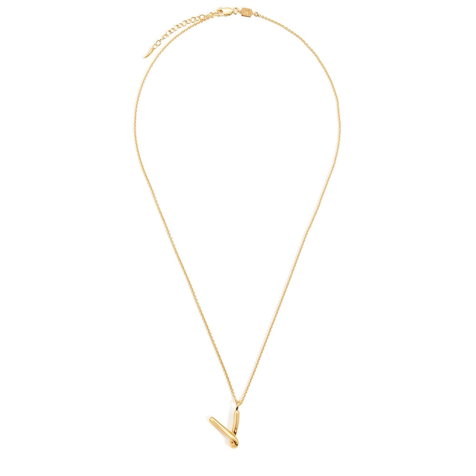 GOLD - Missoma - PLAIN INITIAL NKL V