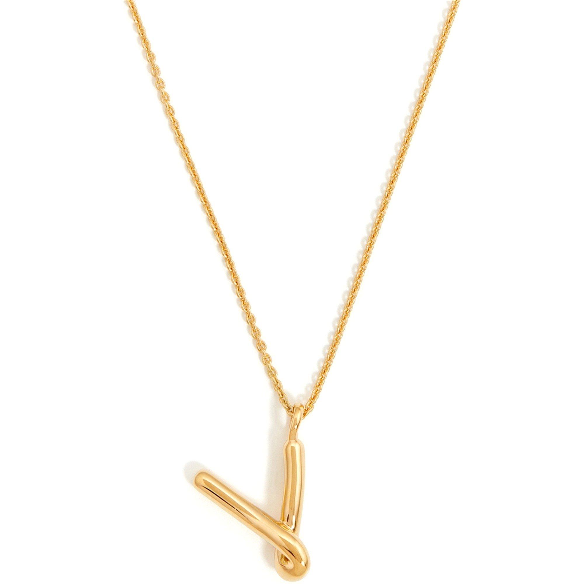 GOLD - Missoma - PLAIN INITIAL NKL V09 - 2