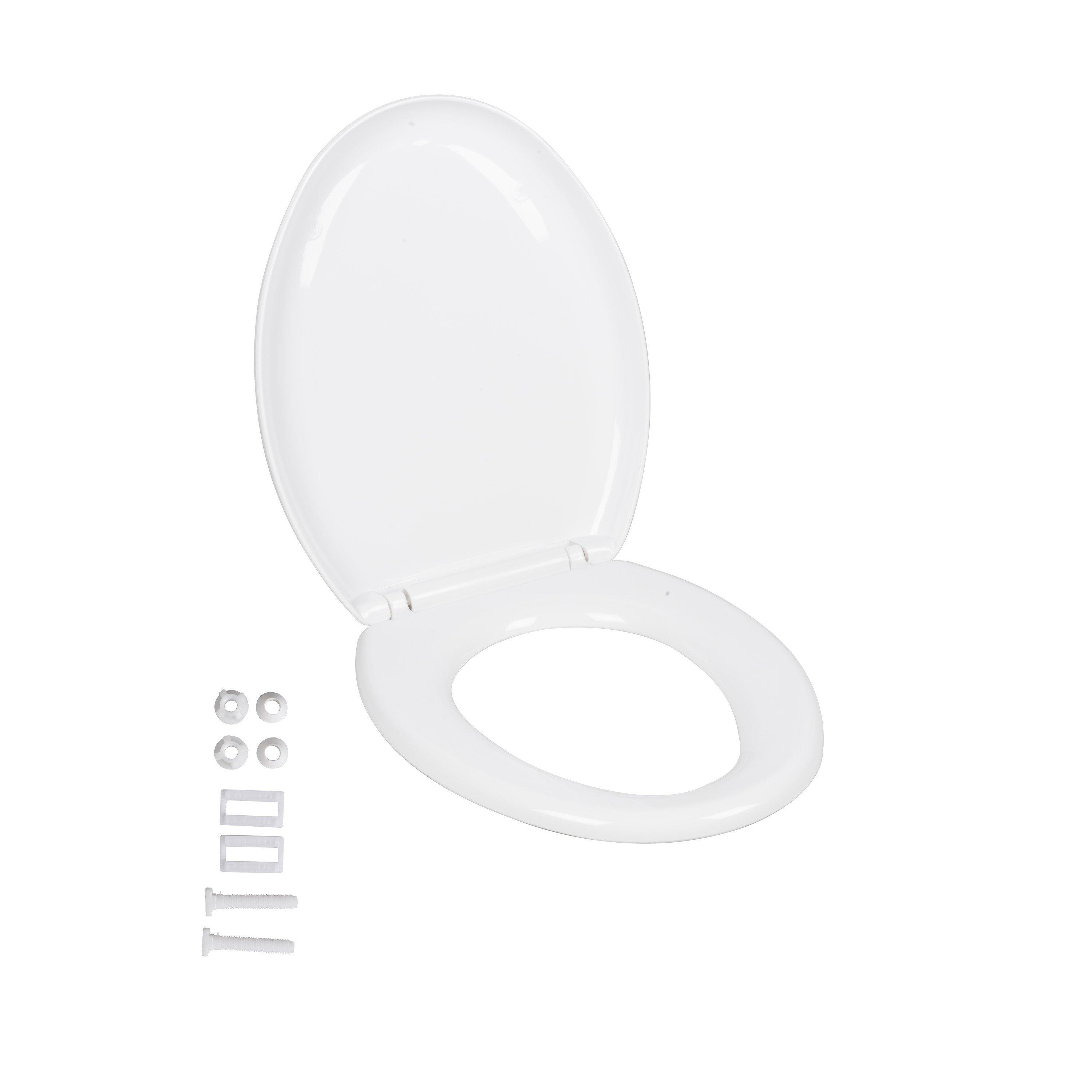 White - Edco - Edco Toilet seat 45x36 00 - 1