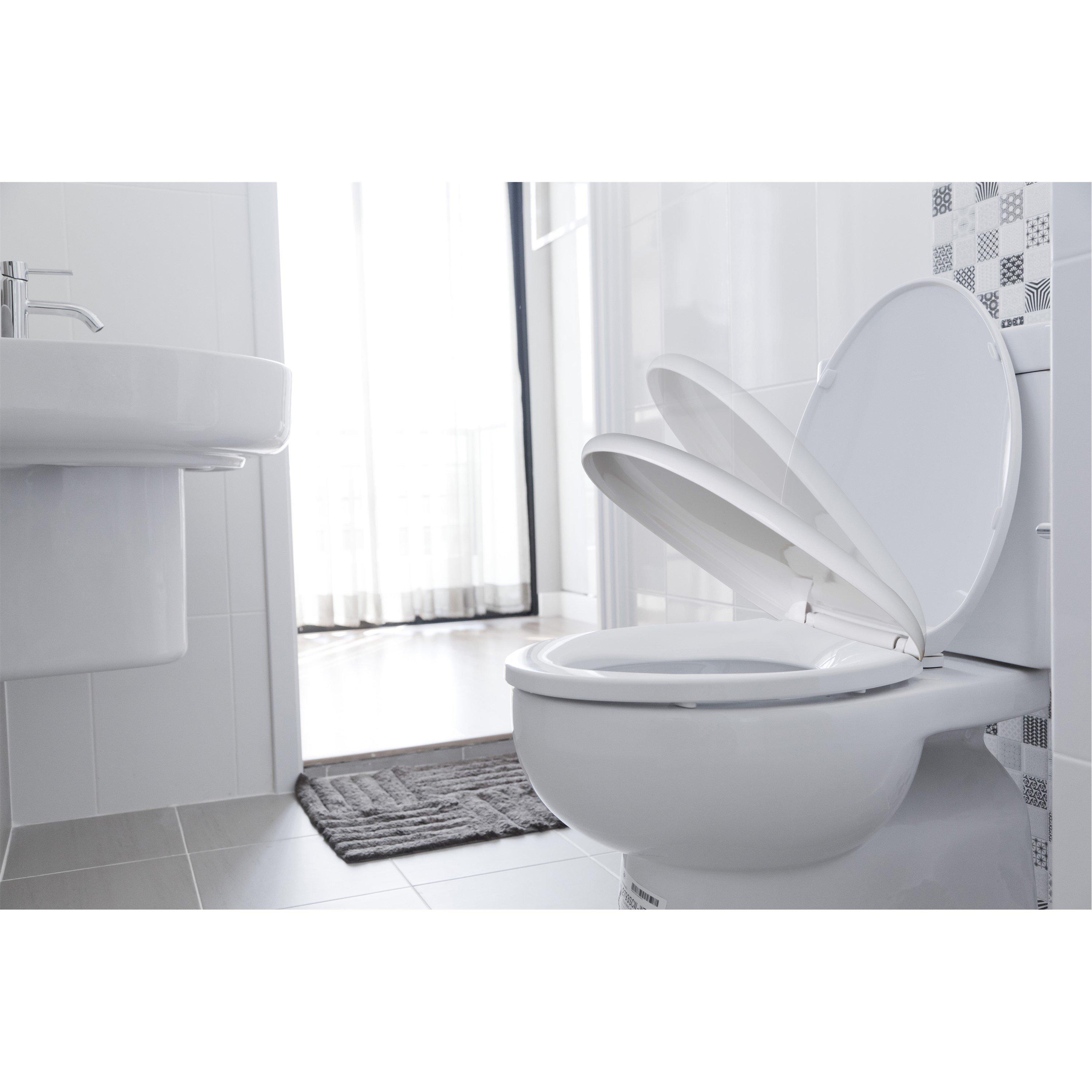 White - Edco - Edco Toilet seat 45x36 00 - 3