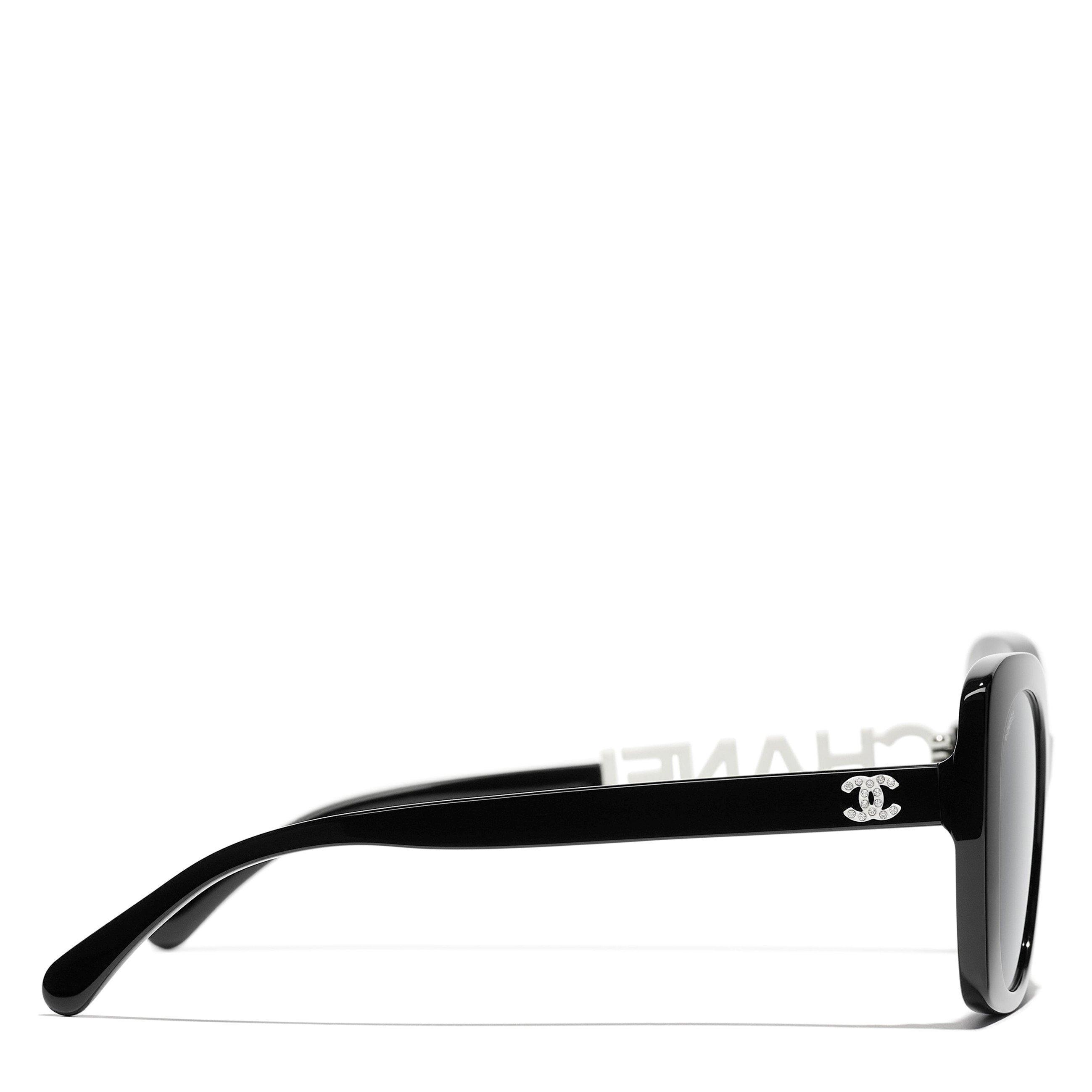 BLACK - CHANEL - CHANEL ACETATE CAT EYE SG - 3