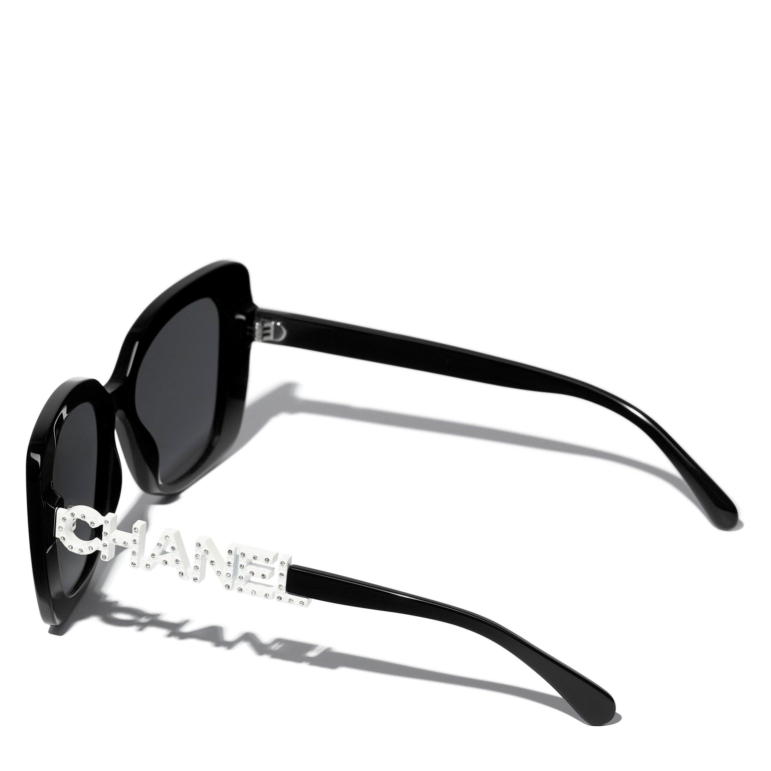 BLACK - CHANEL - CHANEL ACETATE CAT EYE SG - 4