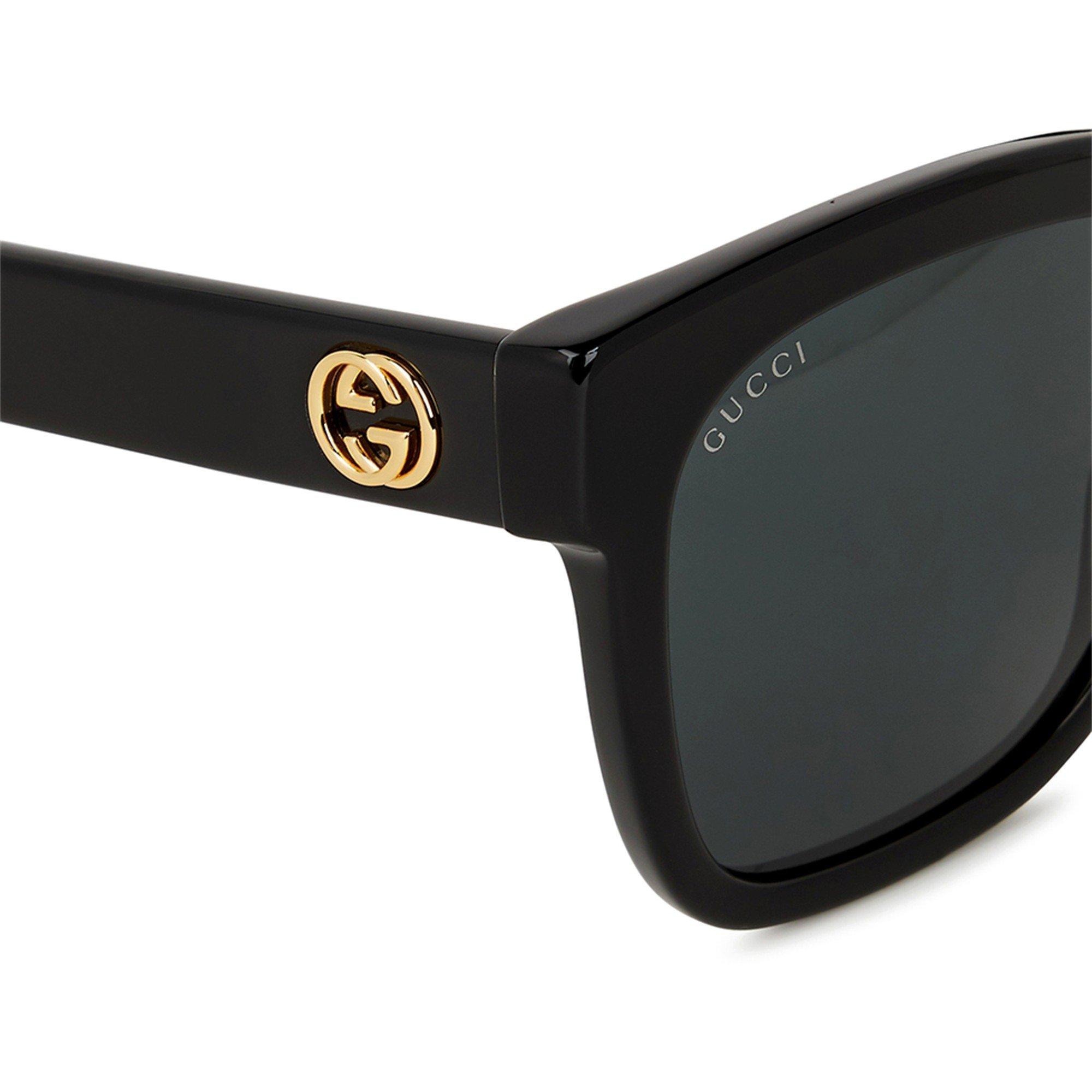 BLACK - Gucci - Women's Acetate Square Sunglasses - 4