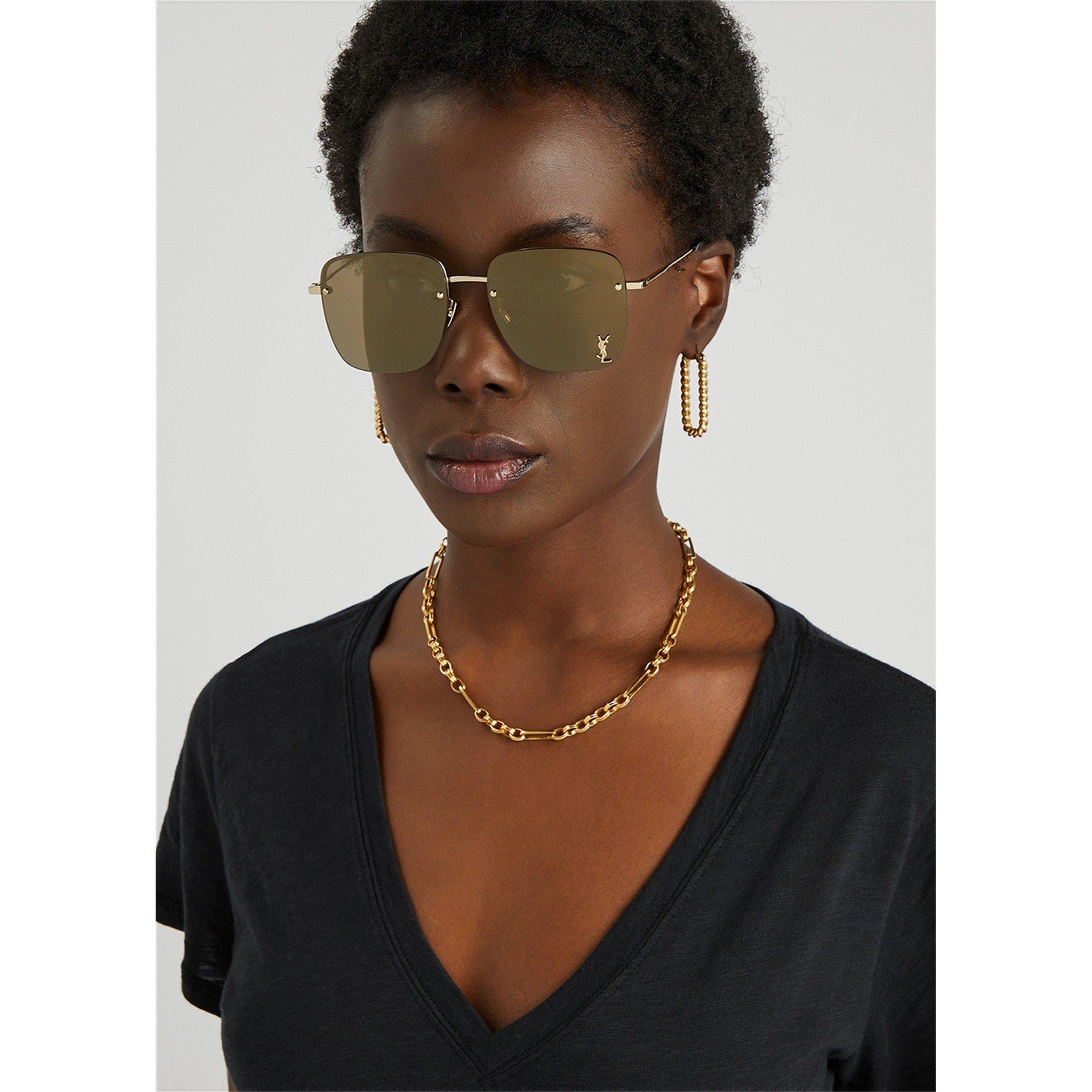 GOLD AND OTHER - Saint Laurent - SL RIMLESS METAL SG - 3