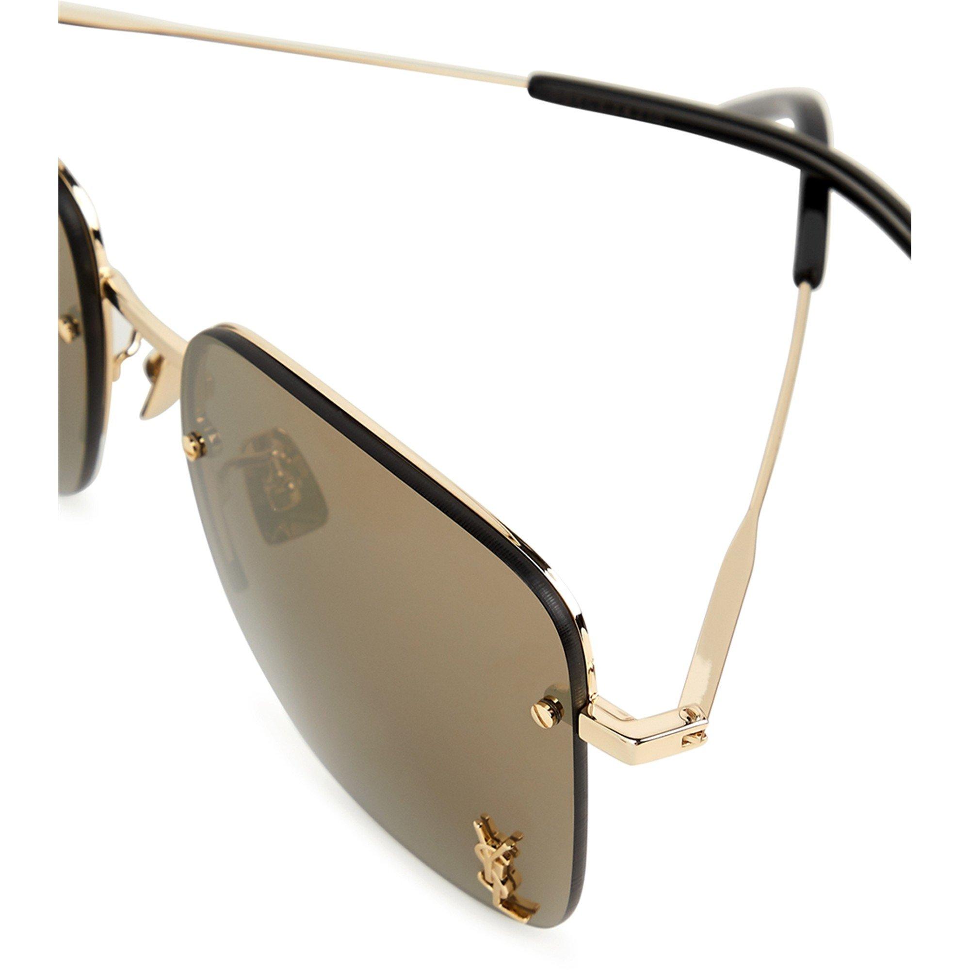 GOLD AND OTHER - Saint Laurent - SL RIMLESS METAL SG - 4
