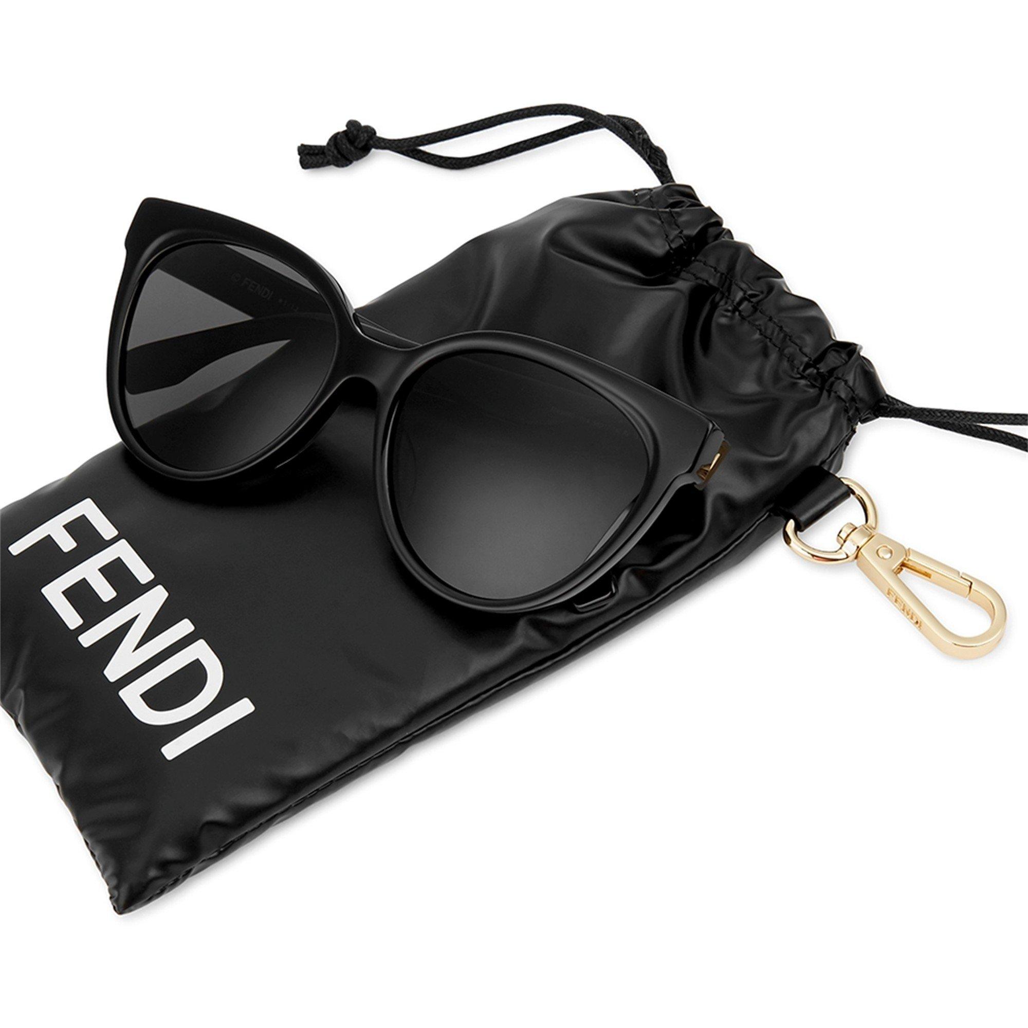 BLACK AND OTHER - Fendi - FEN F ROUND ACETATE SG09 - 5