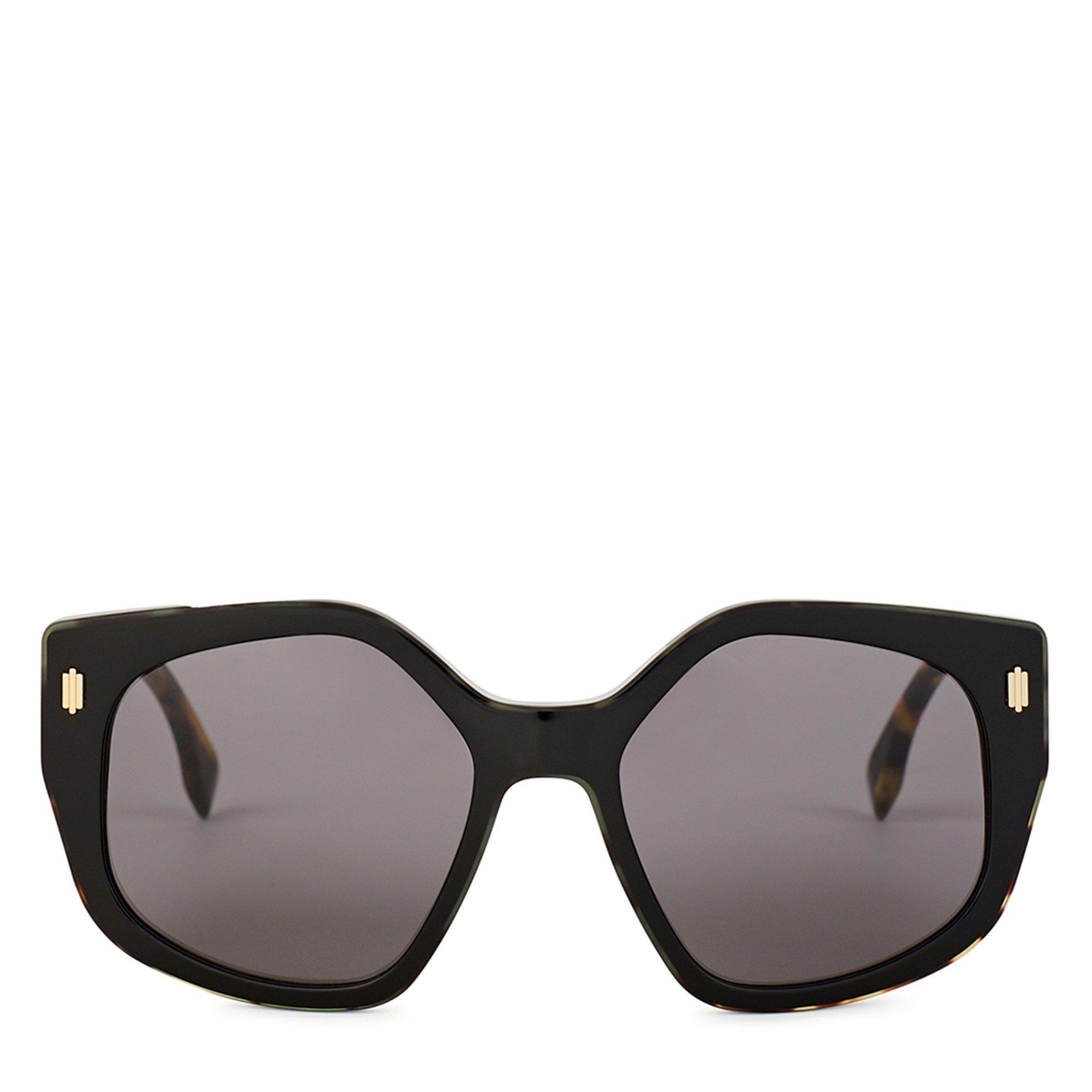 BLACK AND OTHER - Fendi - FEN F OVERSIZED SQUARE ACETATE - 2