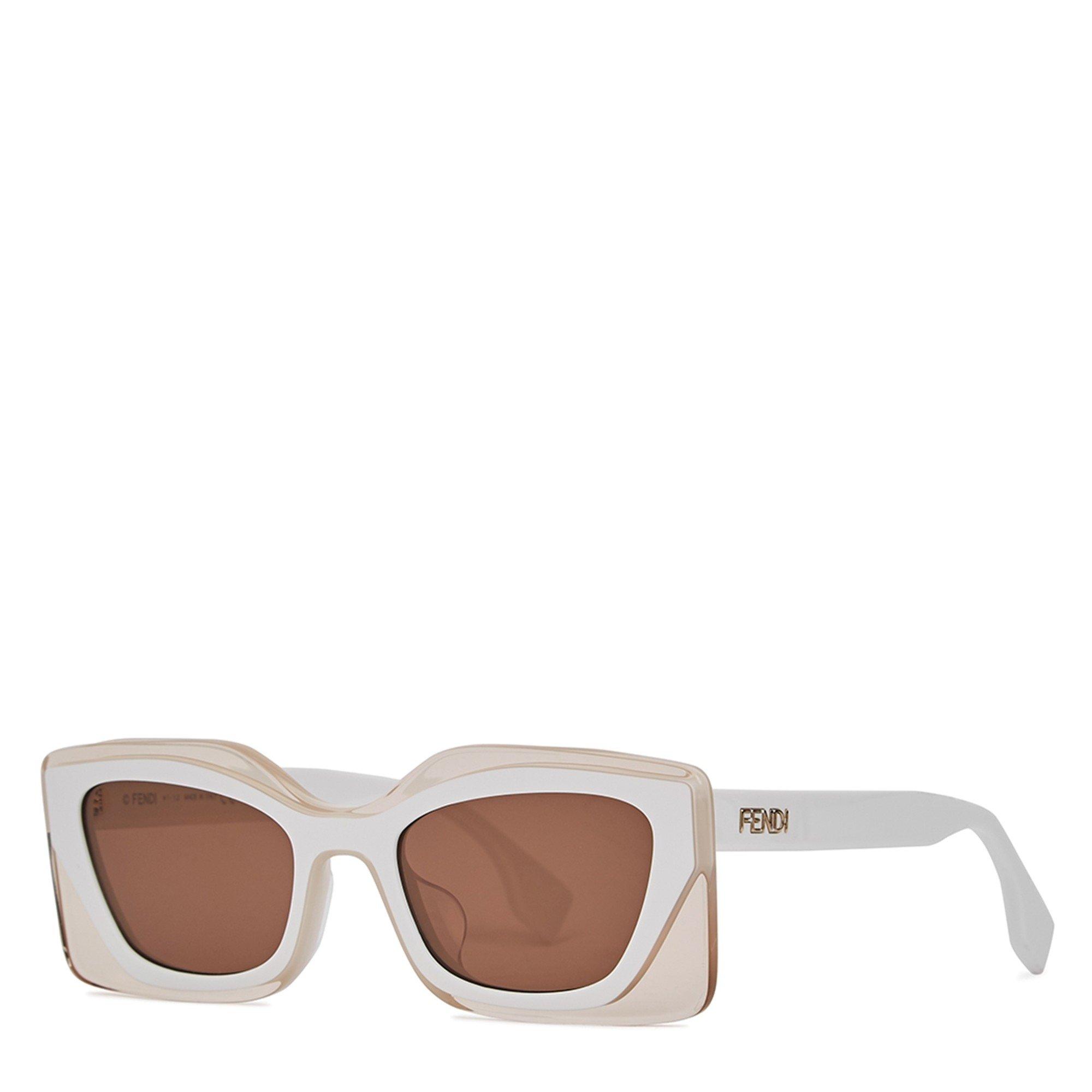 WHITE AND OTHER - Fendi - FEN F CATEYE TONAL ACETATE  SG