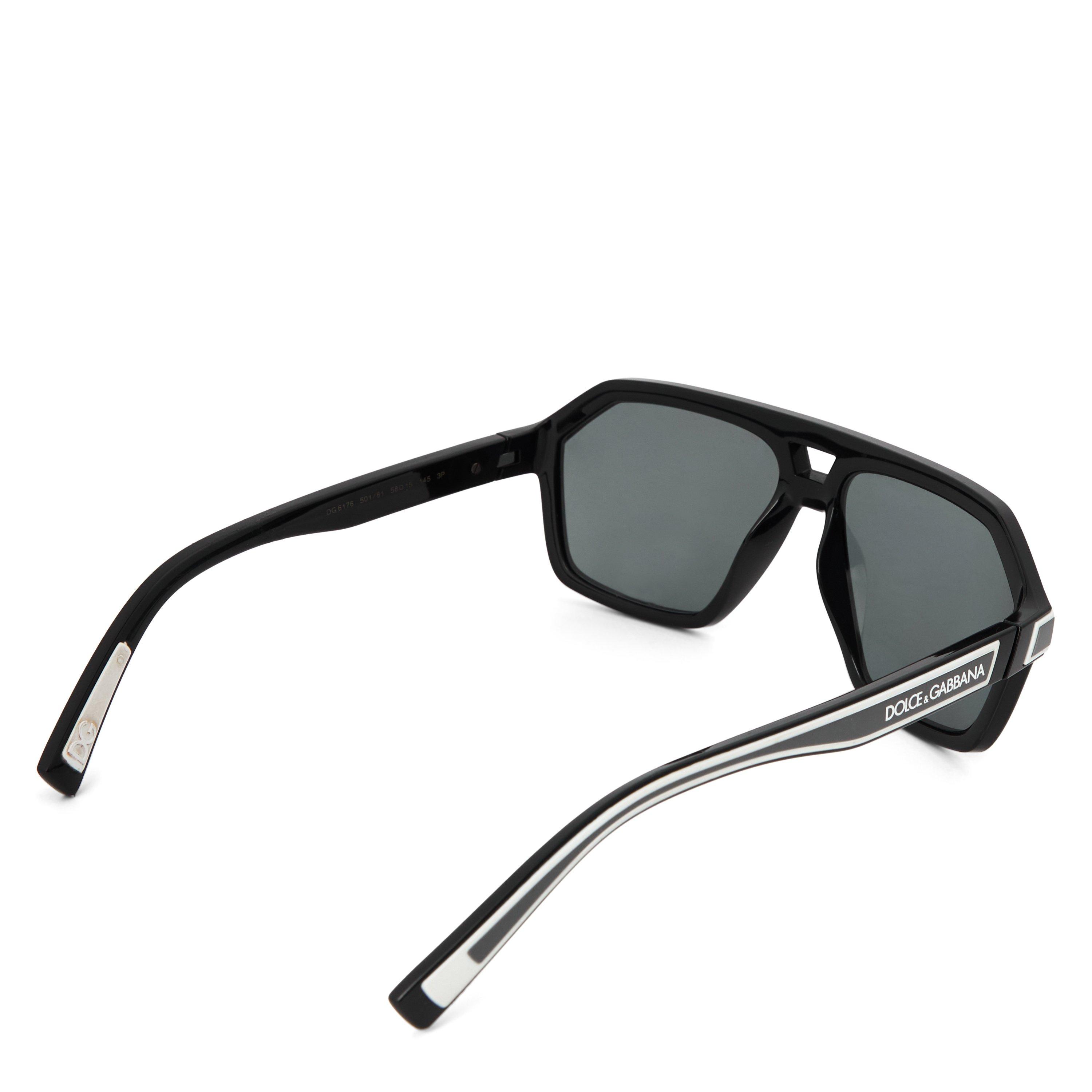 BLACK - Dolce and Gabbana - DG M TONAL AVIATOR ACETAT - 2