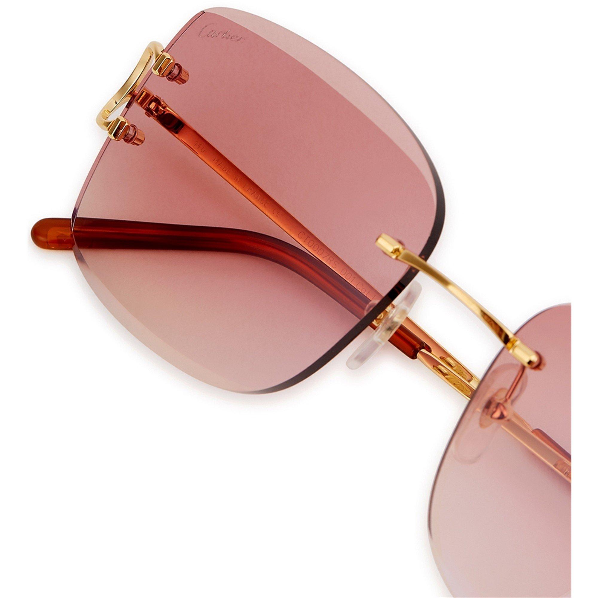 GOLD AND OTHER - Cartier - CTR F SIGNATURE RIMLESS SG - 4
