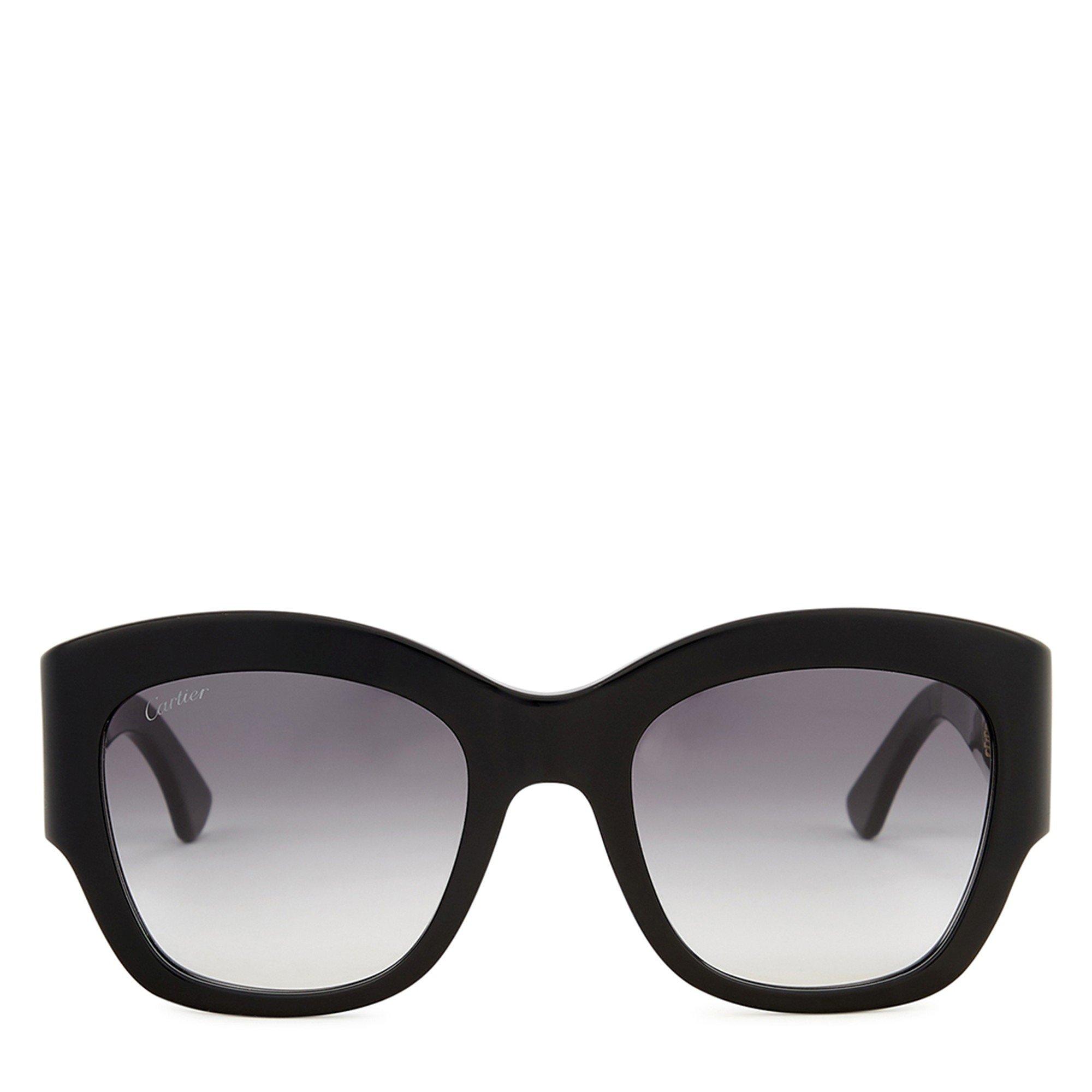 BLACK - Cartier - CTR F SIGNATURE ACETATE OVRSZD - 2