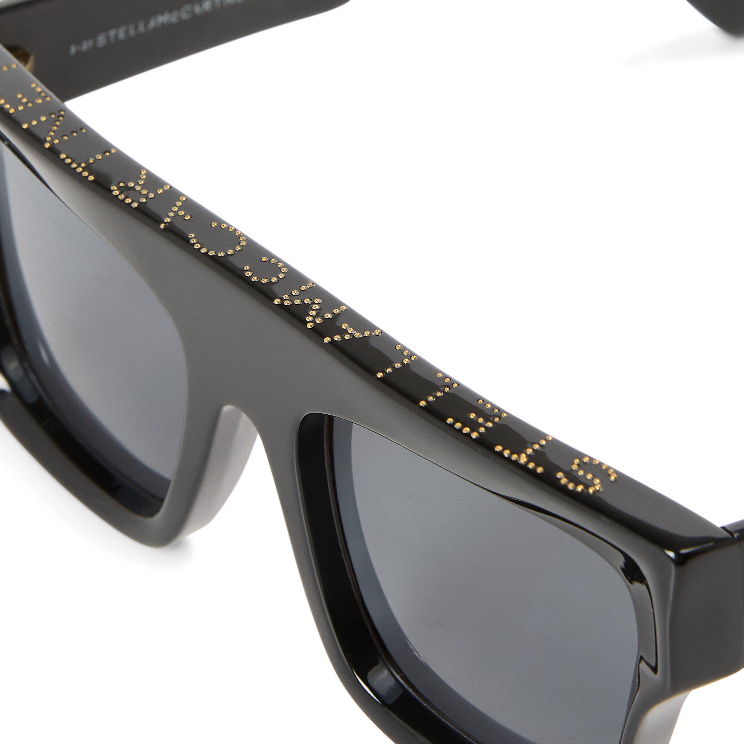 BLACK - Stella McCartney - SM F FLAT TOP ACETATE SG - 3