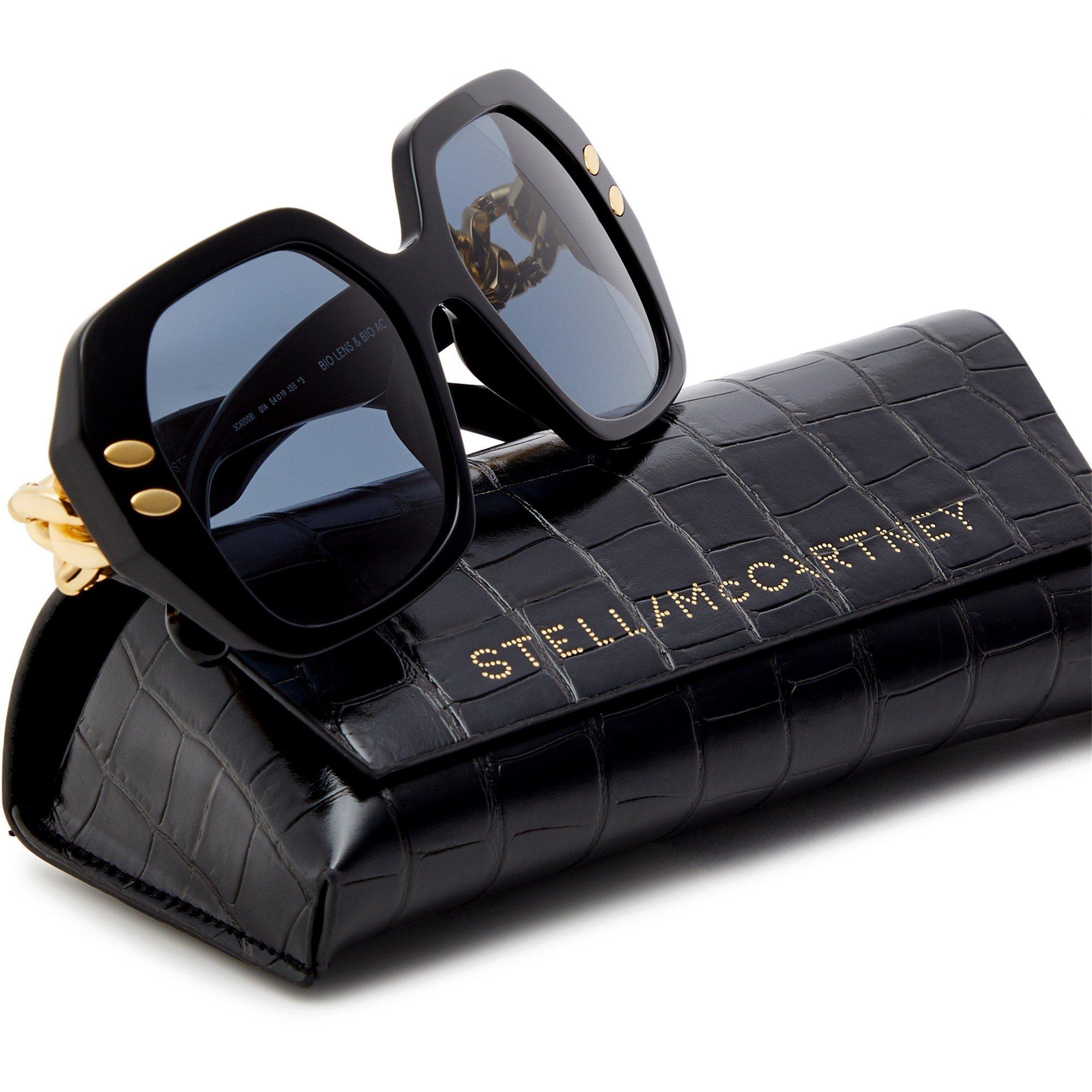 BLACK - Stella McCartney - SM F OCTAGONAL ACETATE SG - 4