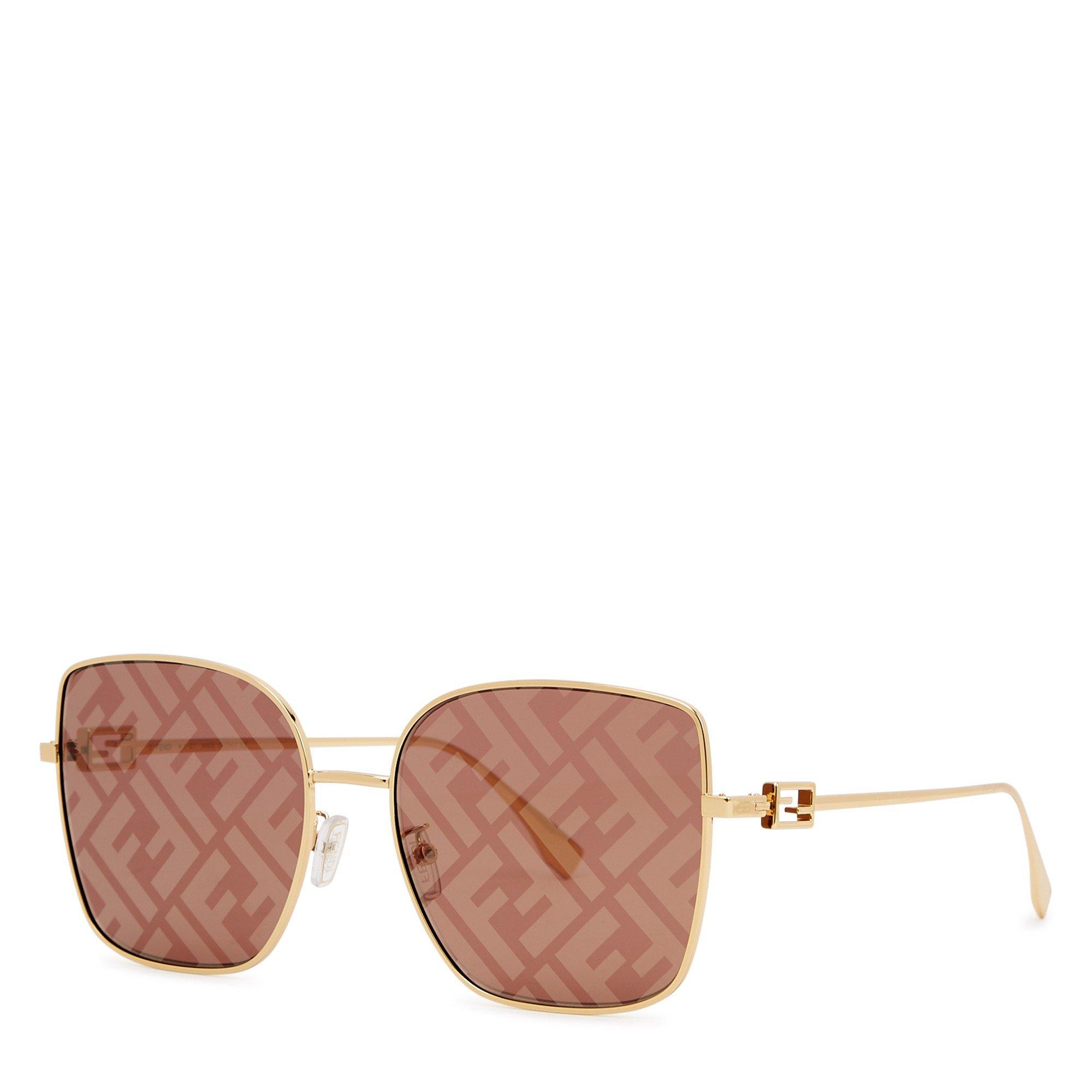 GOLD AND OTHER - Fendi - FEN M SQUARE METAL SG - 1