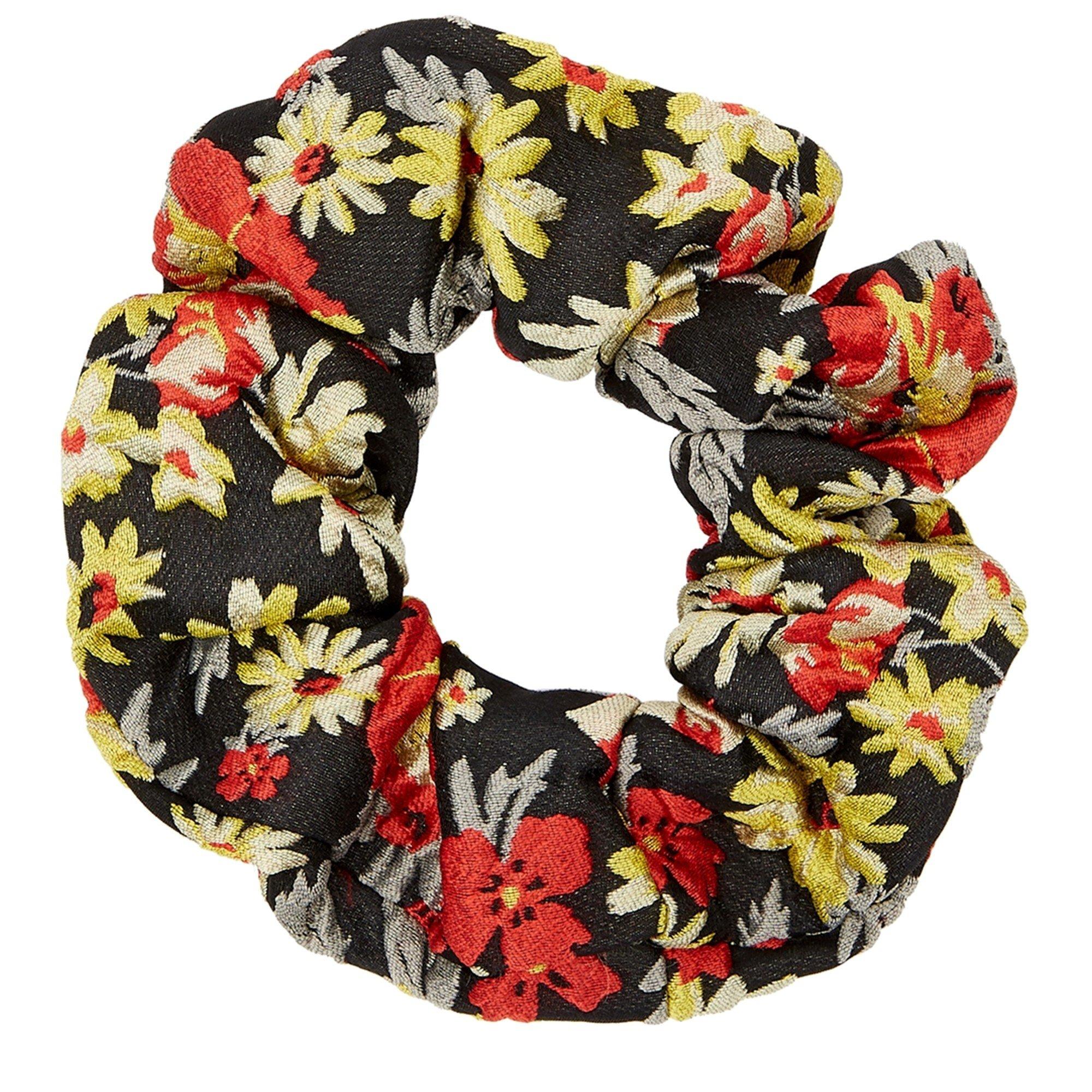 BLACK AND OTHER - Ganni - HA JACQUARD SCRUNCHIE - 1