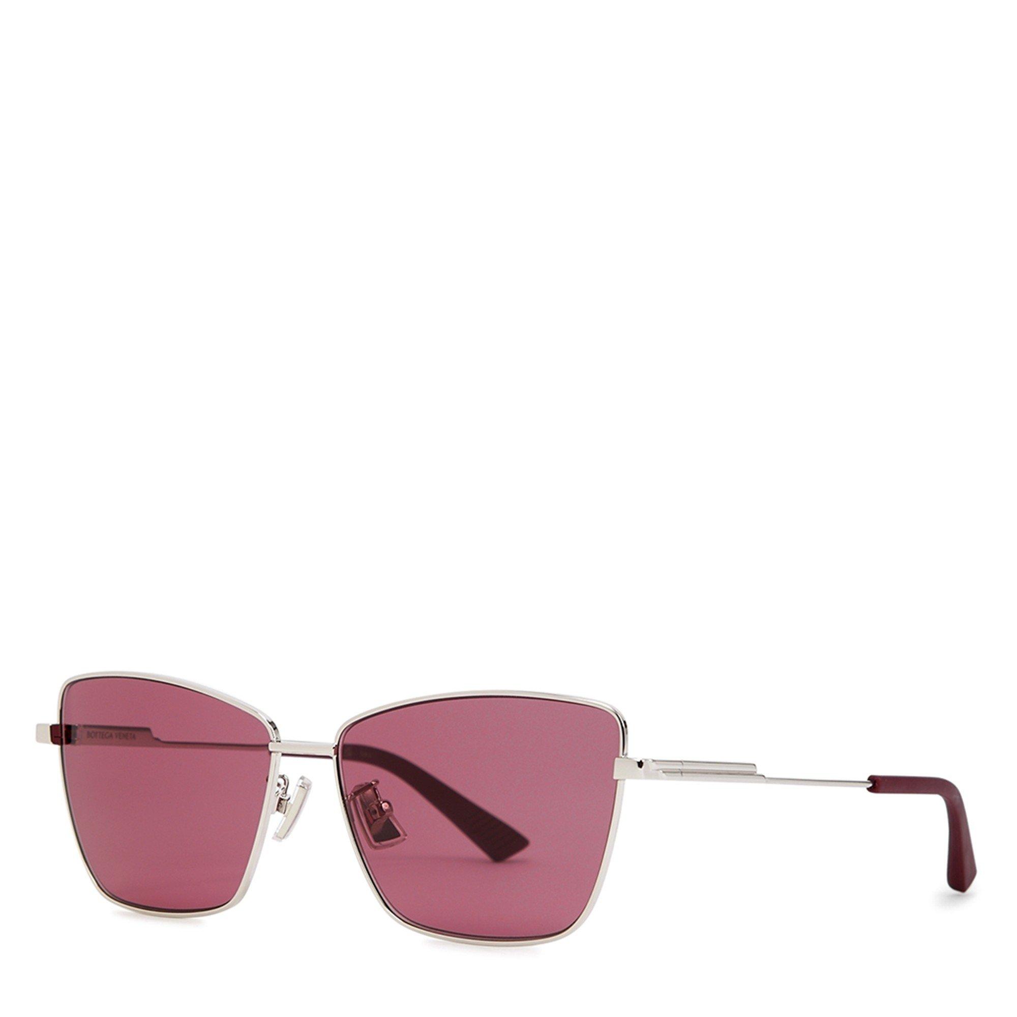 SILVER AND OTHE - Bottega Veneta - BV F SKINNY FRAME CAT EYE SG - 1