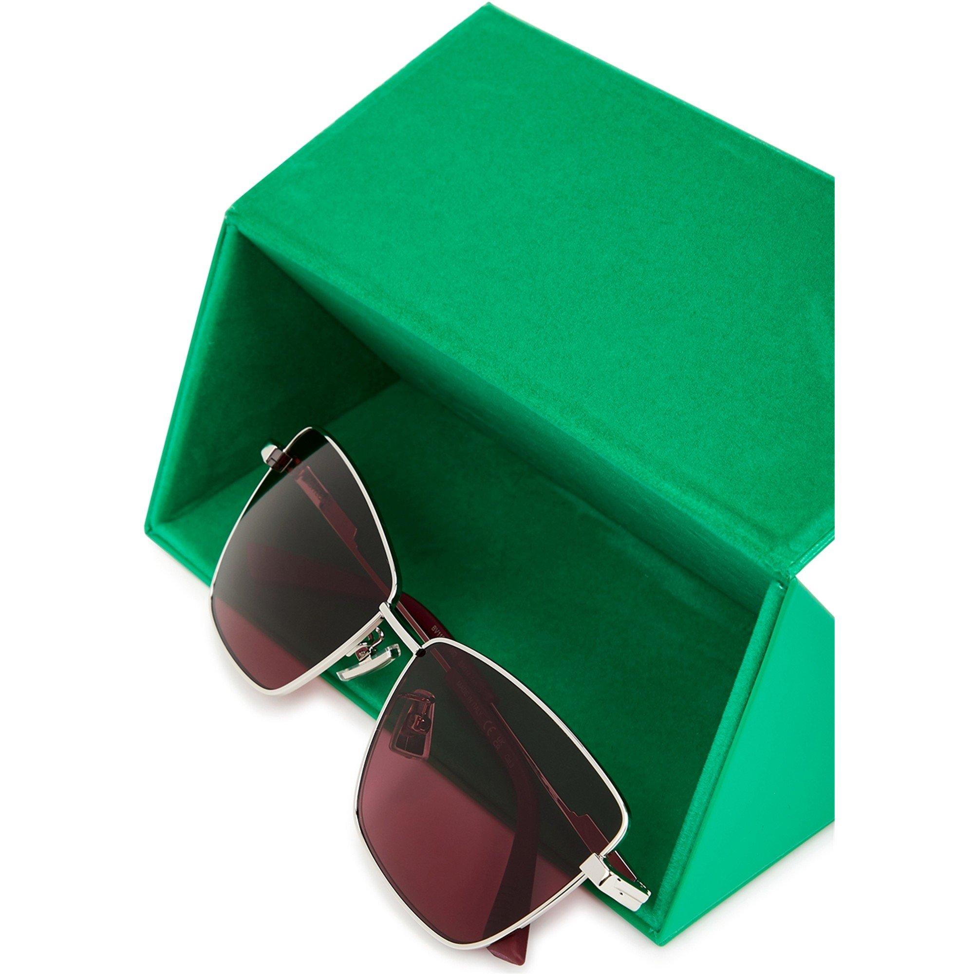 SILVER AND OTHE - Bottega Veneta - BV F SKINNY FRAME CAT EYE SG - 4