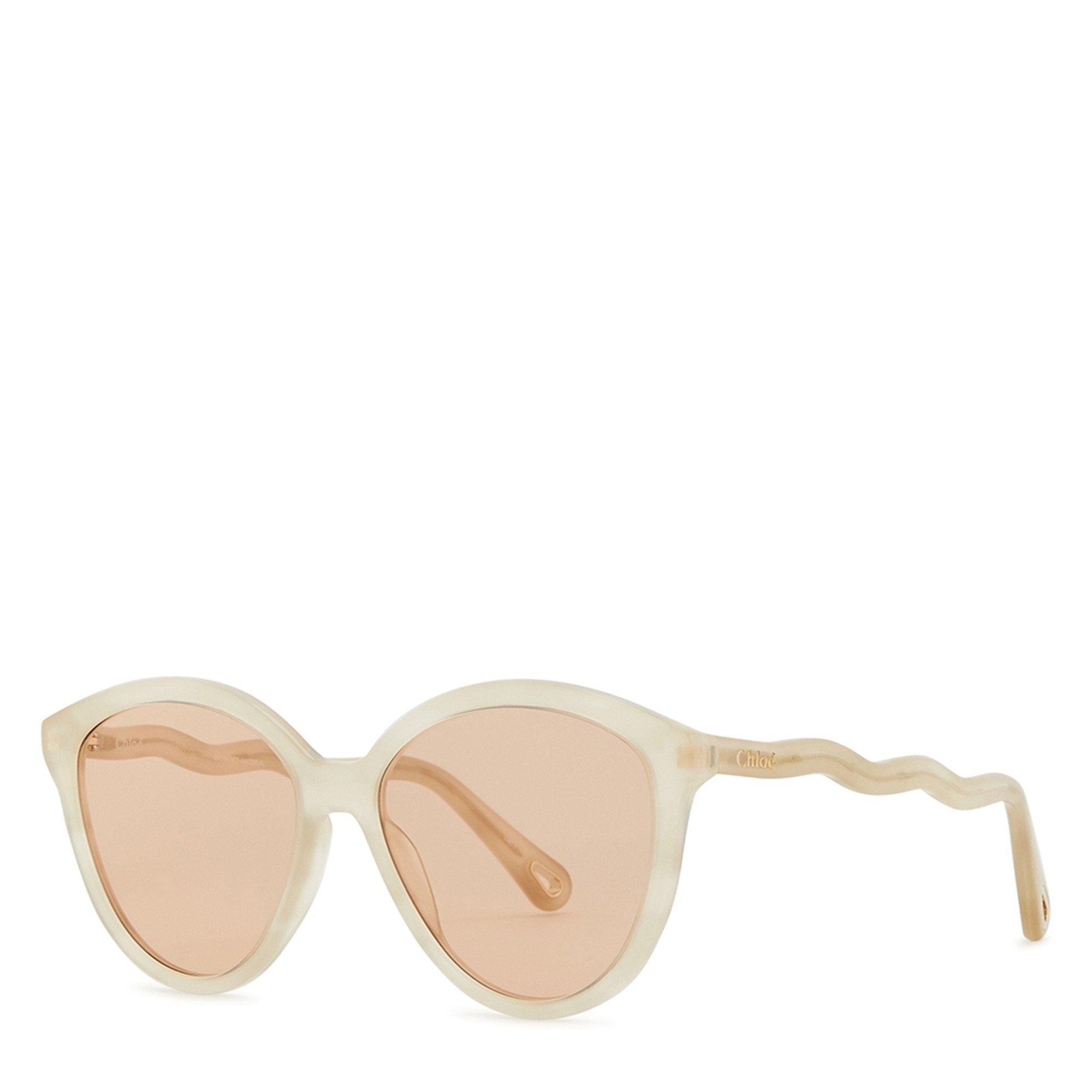 BROWN AND OTHER - Chloe - CHL F  CAT EYE SQUIGGLE SIDE S