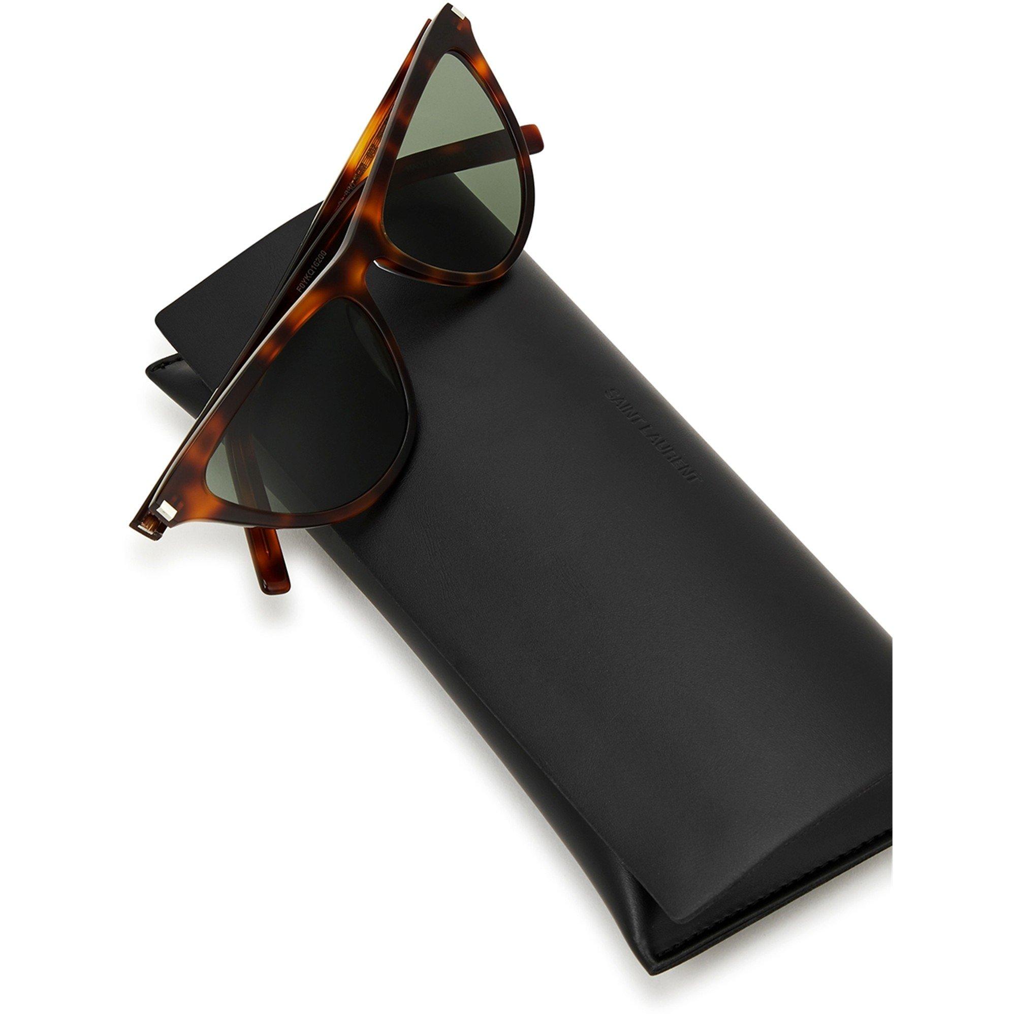 GREEN AND OTHER - Saint Laurent - SL F FLAT CAT EYE SG - 4
