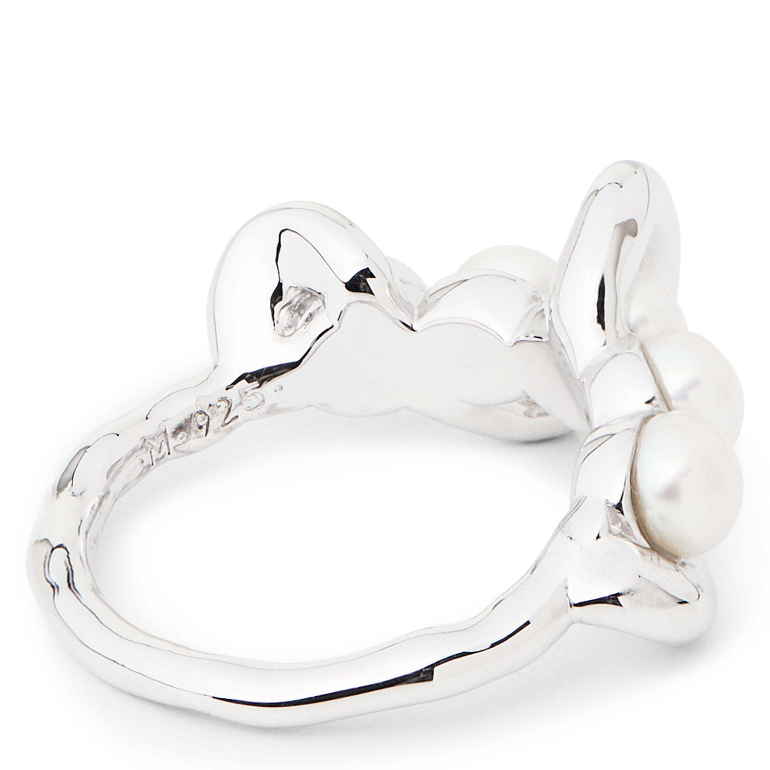SILVER AND OTHE - Missoma - MOLTEN PEARL RING09 - 2