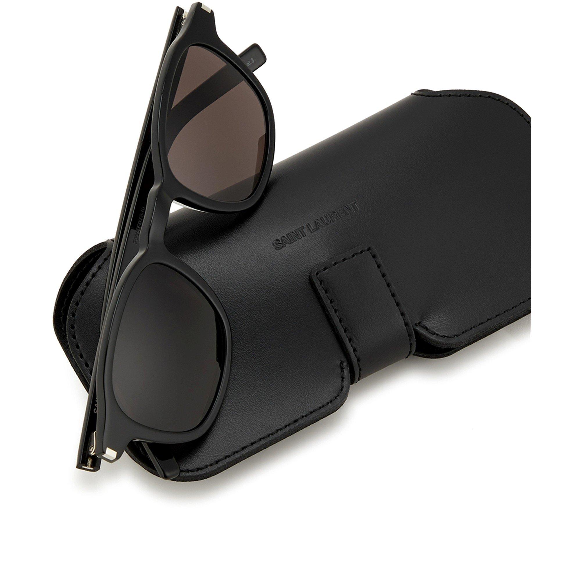 BLACK AND OTHER - Saint Laurent - SL M ROUND SG - 4