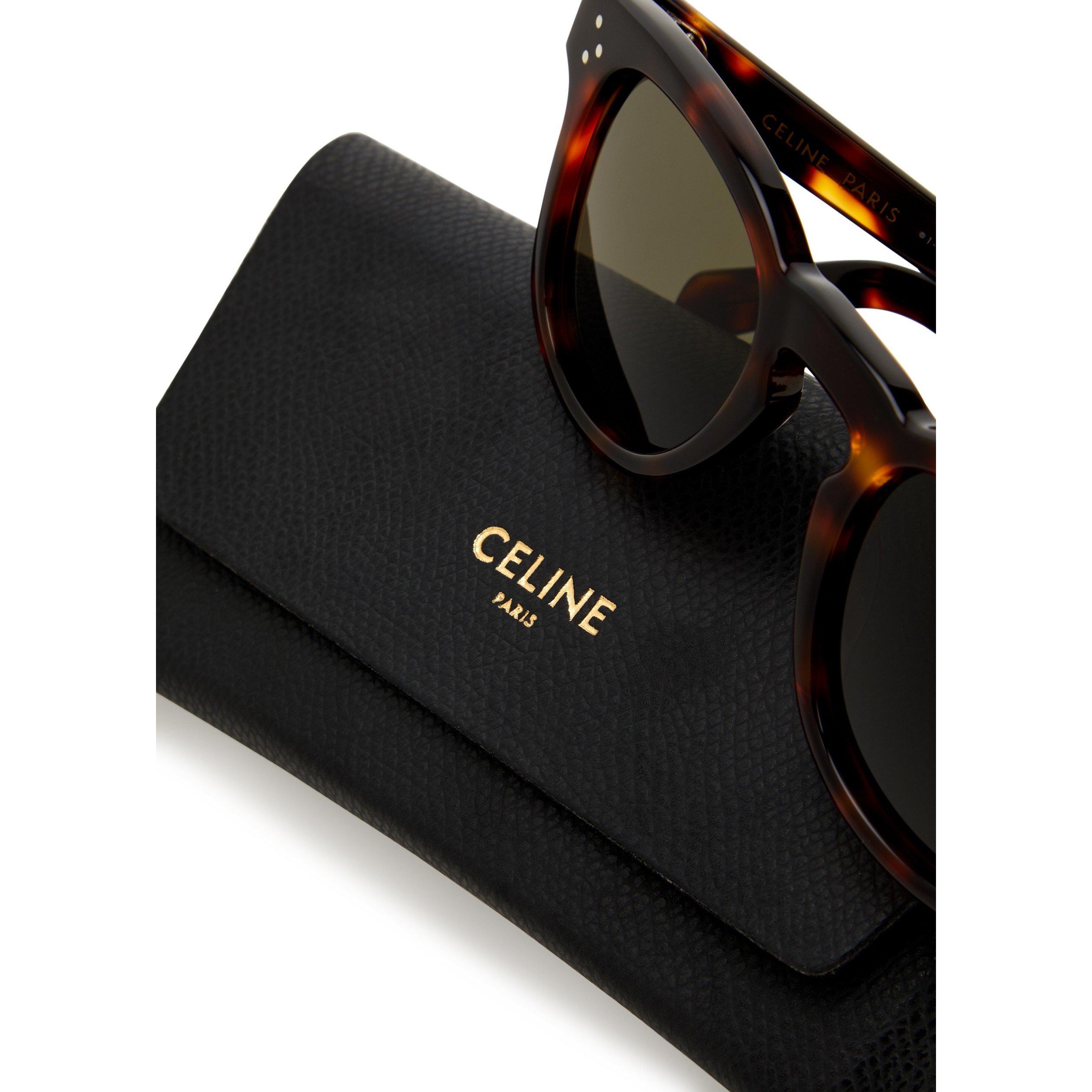 BROWN AND OTHER - Celine - C U ROUND ACETATE SG - 4