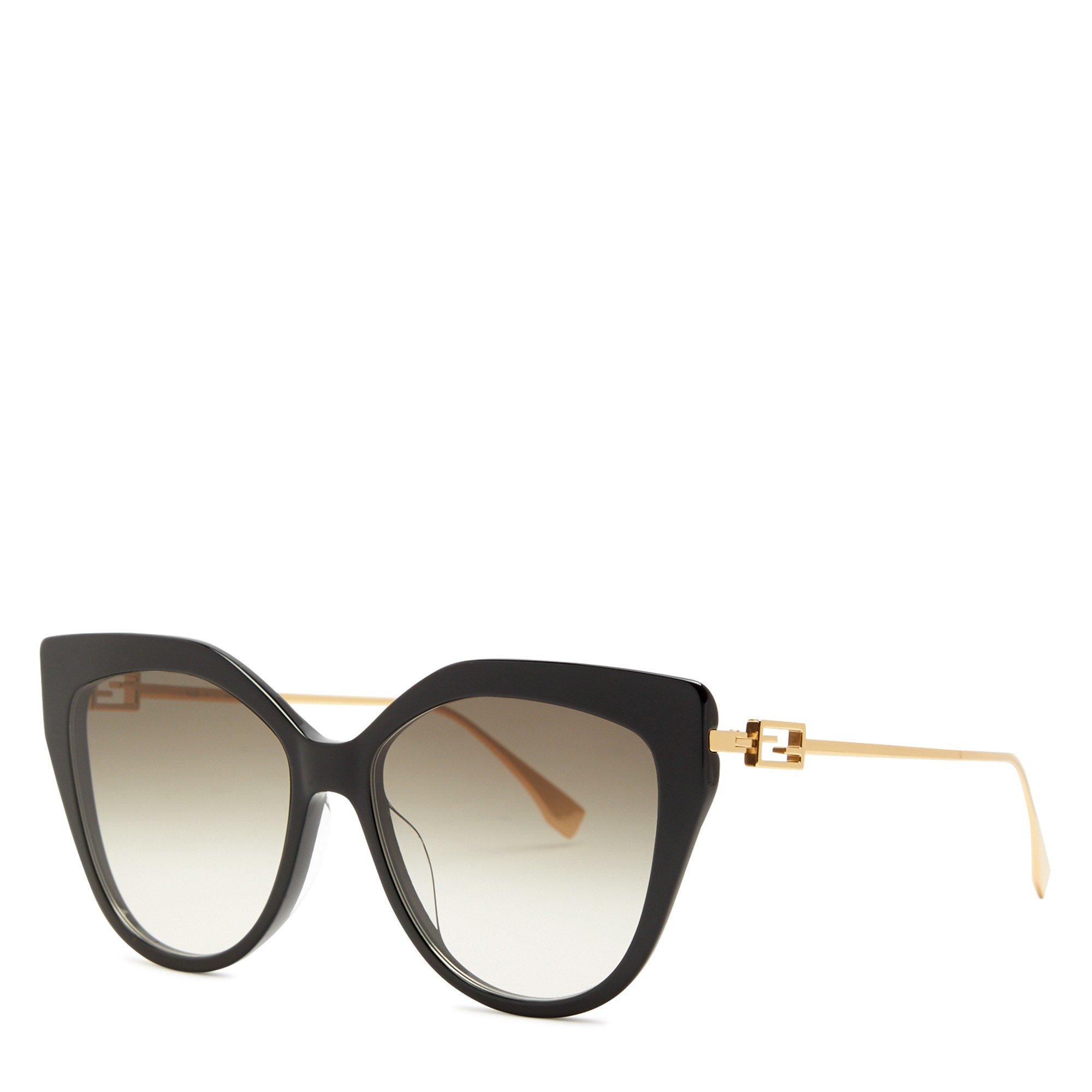 BLACK AND OTHER - Fendi - FEN F CAT EYE ACETATE SG - 1