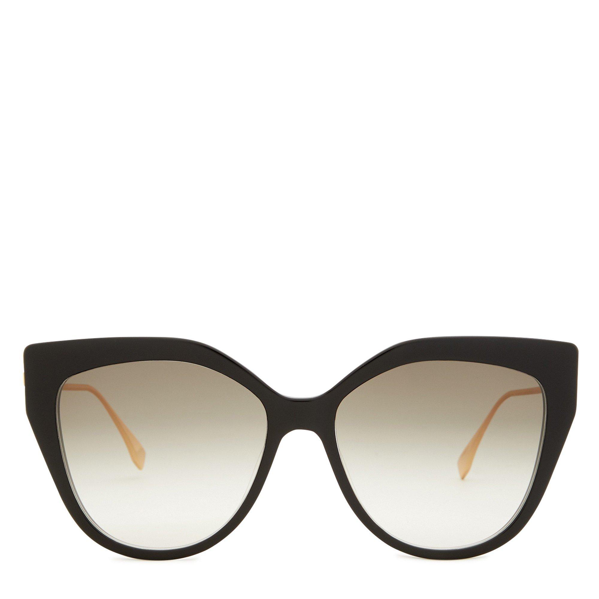 BLACK AND OTHER - Fendi - FEN F CAT EYE ACETATE SG - 2