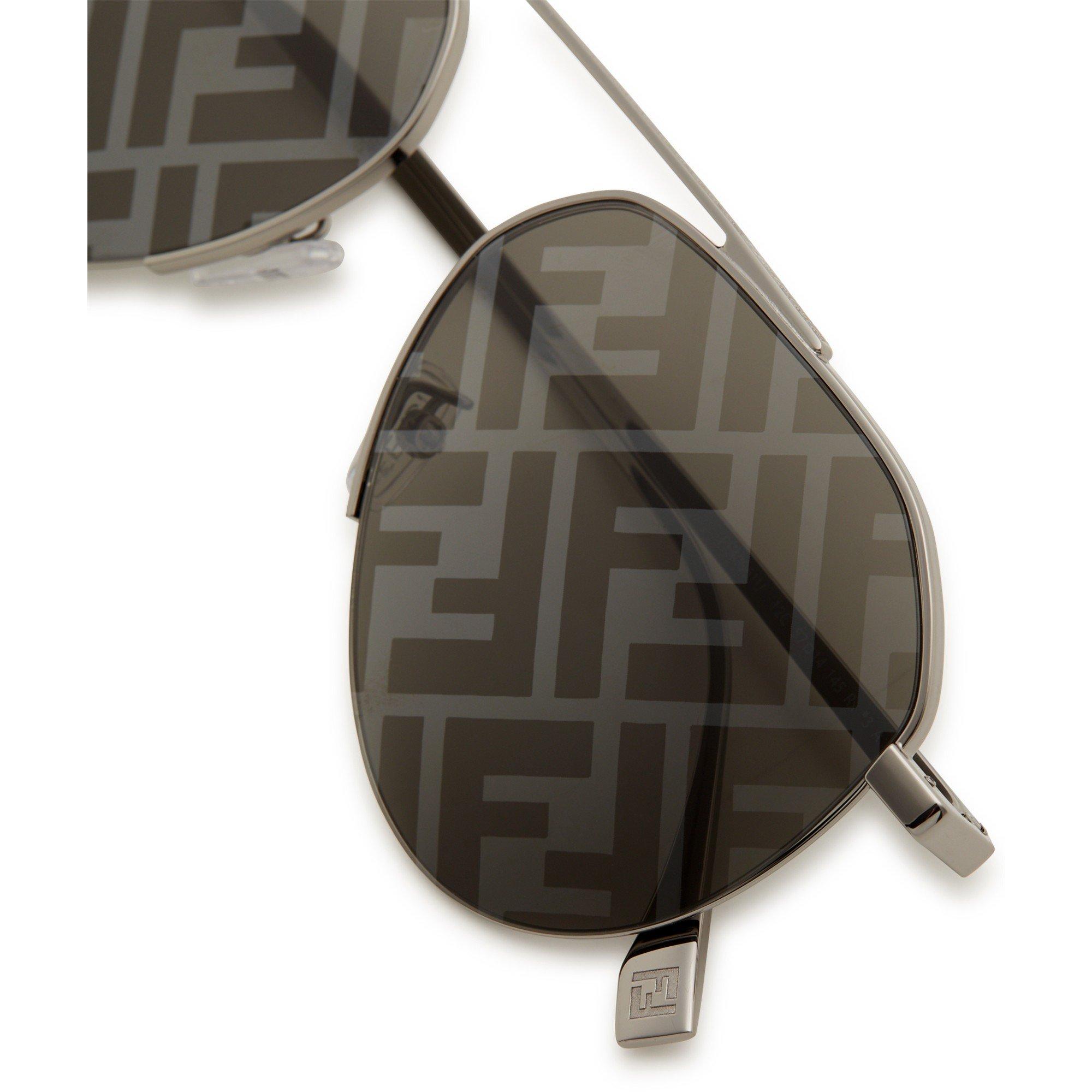 GREY AND OTHER - Fendi - FEN M AVIATOR METAL SG - 3