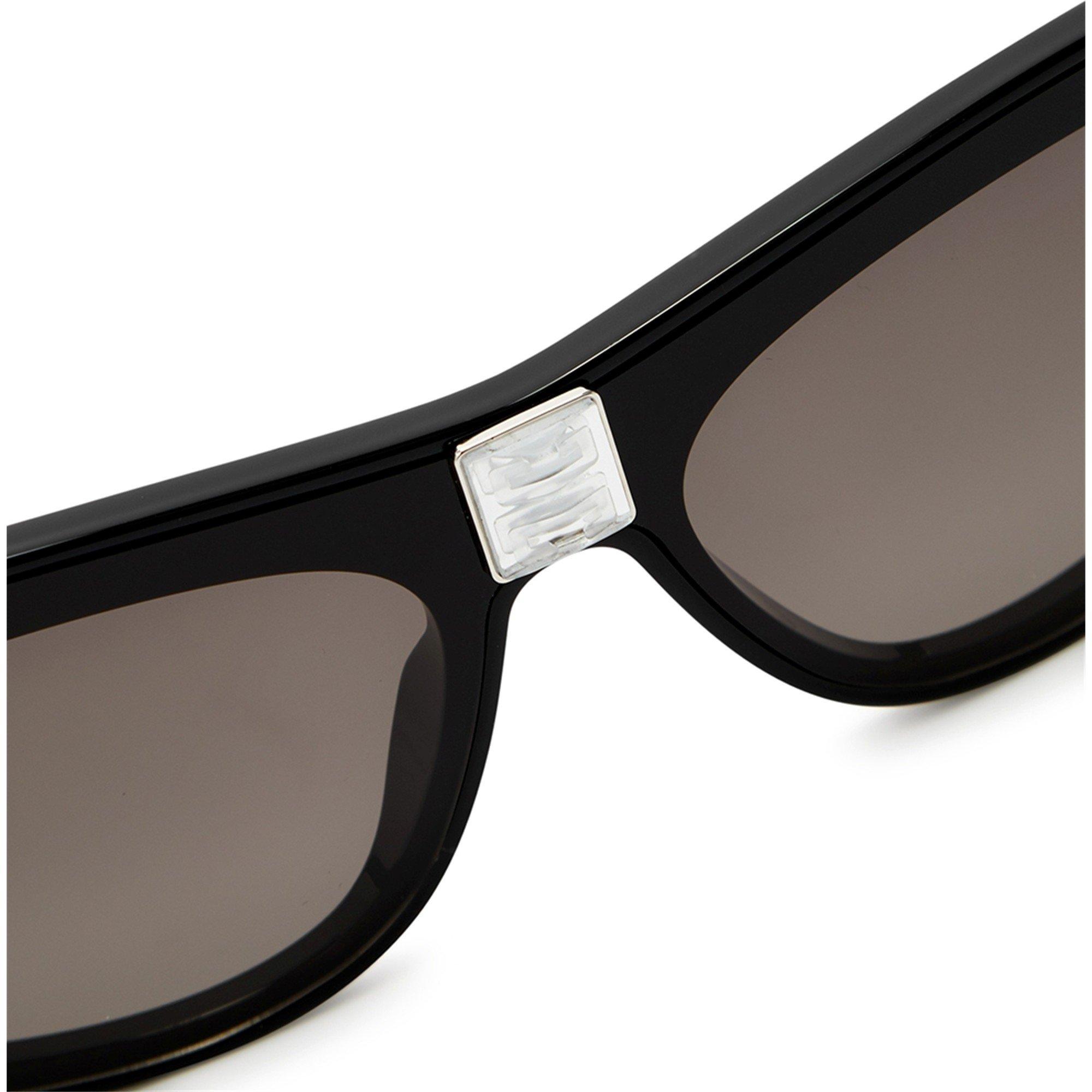 BLACK AND OTHER - GIVENCHY - Women's Narrow Acetate Cat Eye Sunglasses - 3