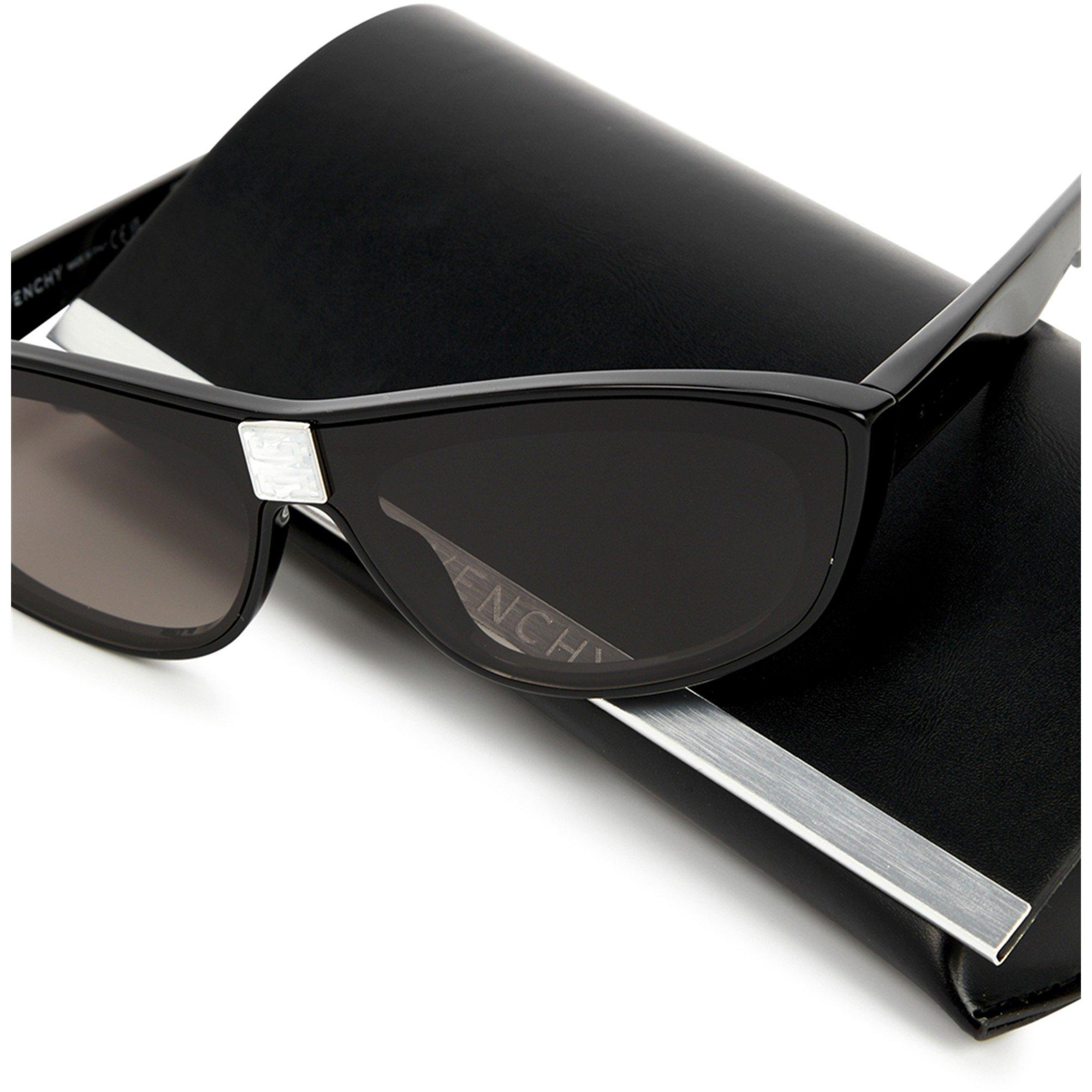 BLACK AND OTHER - GIVENCHY - Women's Narrow Acetate Cat Eye Sunglasses - 4