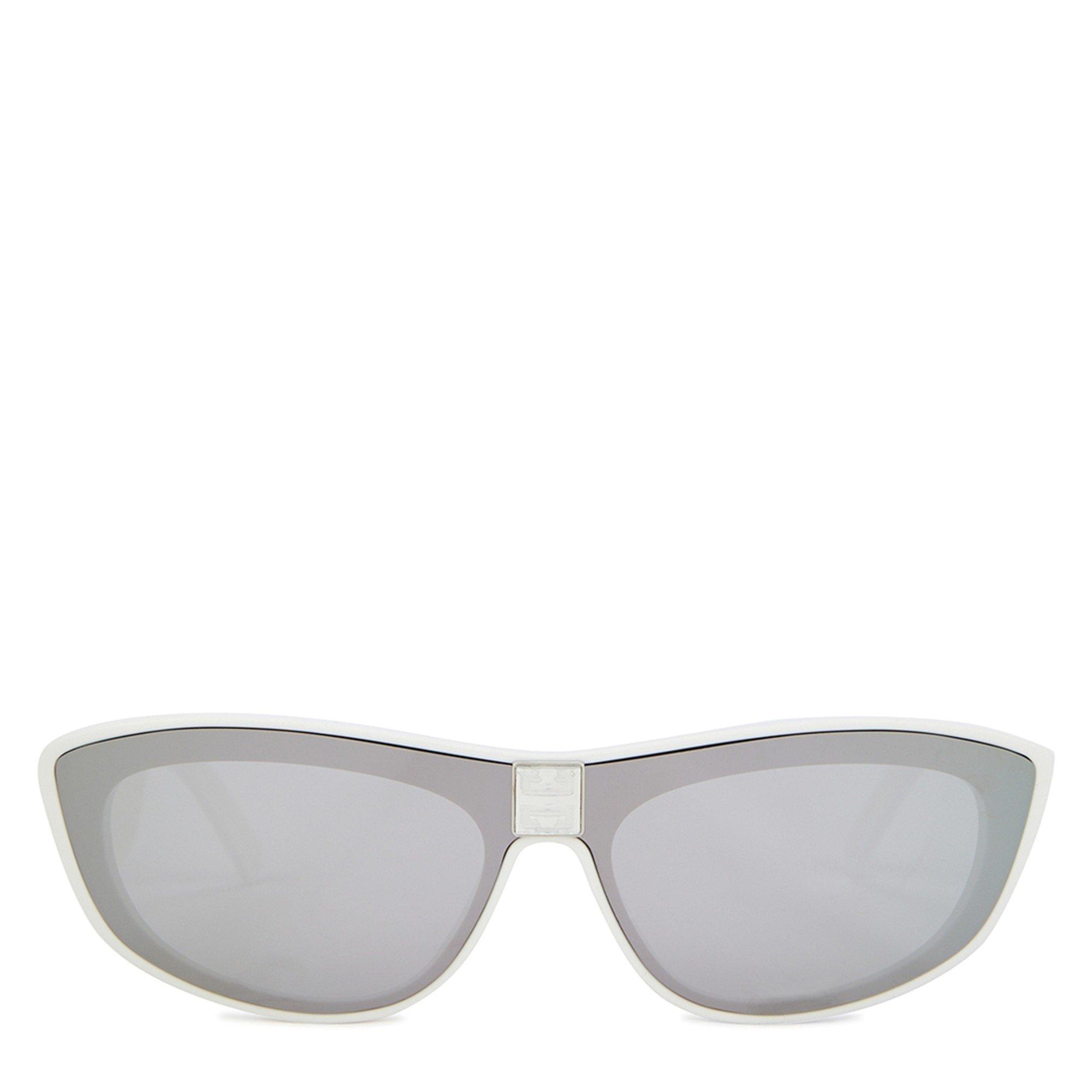 WHITE AND OTHER - GIVENCHY - Women's Narrow Acetate Rectangle Sunglasses - 2