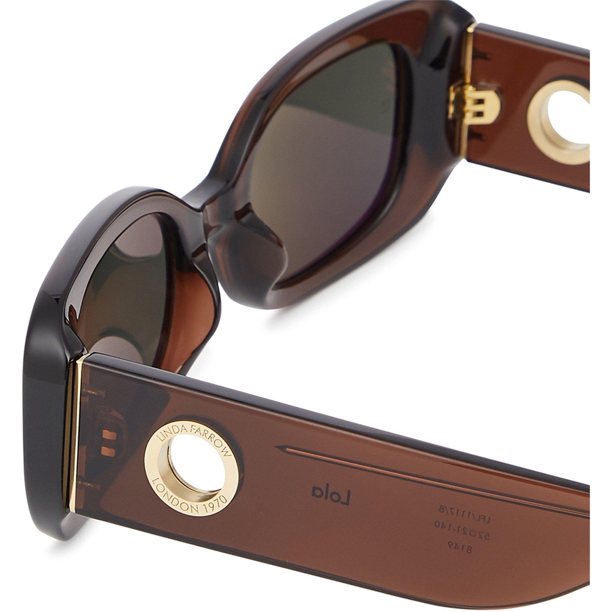 BROWN AND OTHER - Linda Farrow - LF LOLA ACETATE SG - 3
