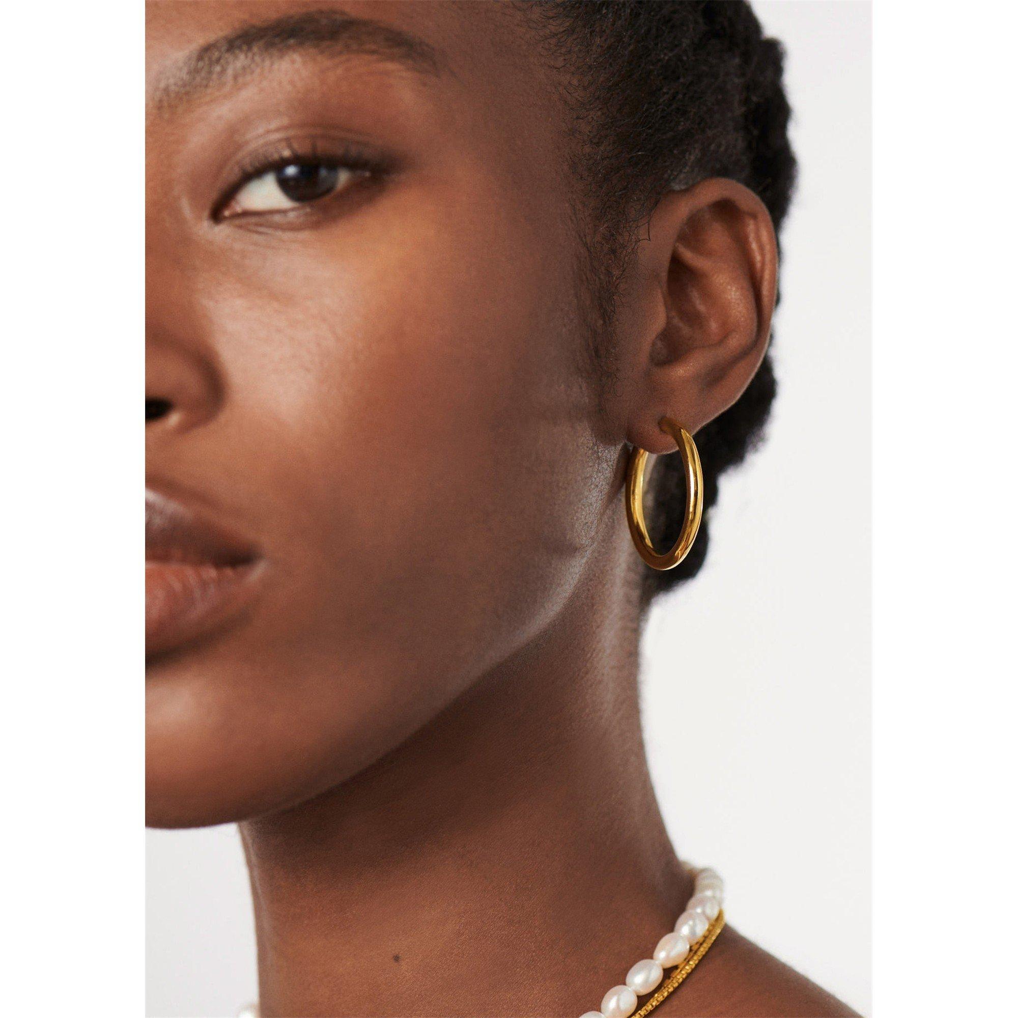 GOLD - Missoma - LARGE TUNNEL HOOPS09 - 3