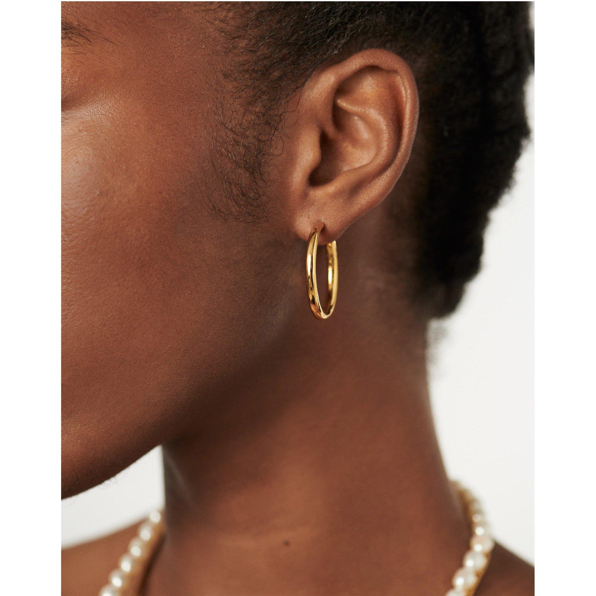 GOLD - Missoma - LARGE TUNNEL HOOPS09 - 4