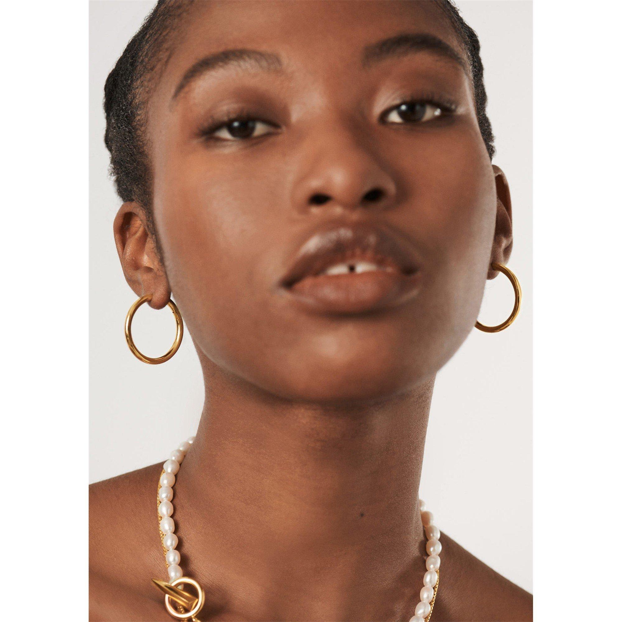 GOLD - Missoma - LARGE TUNNEL HOOPS09 - 5