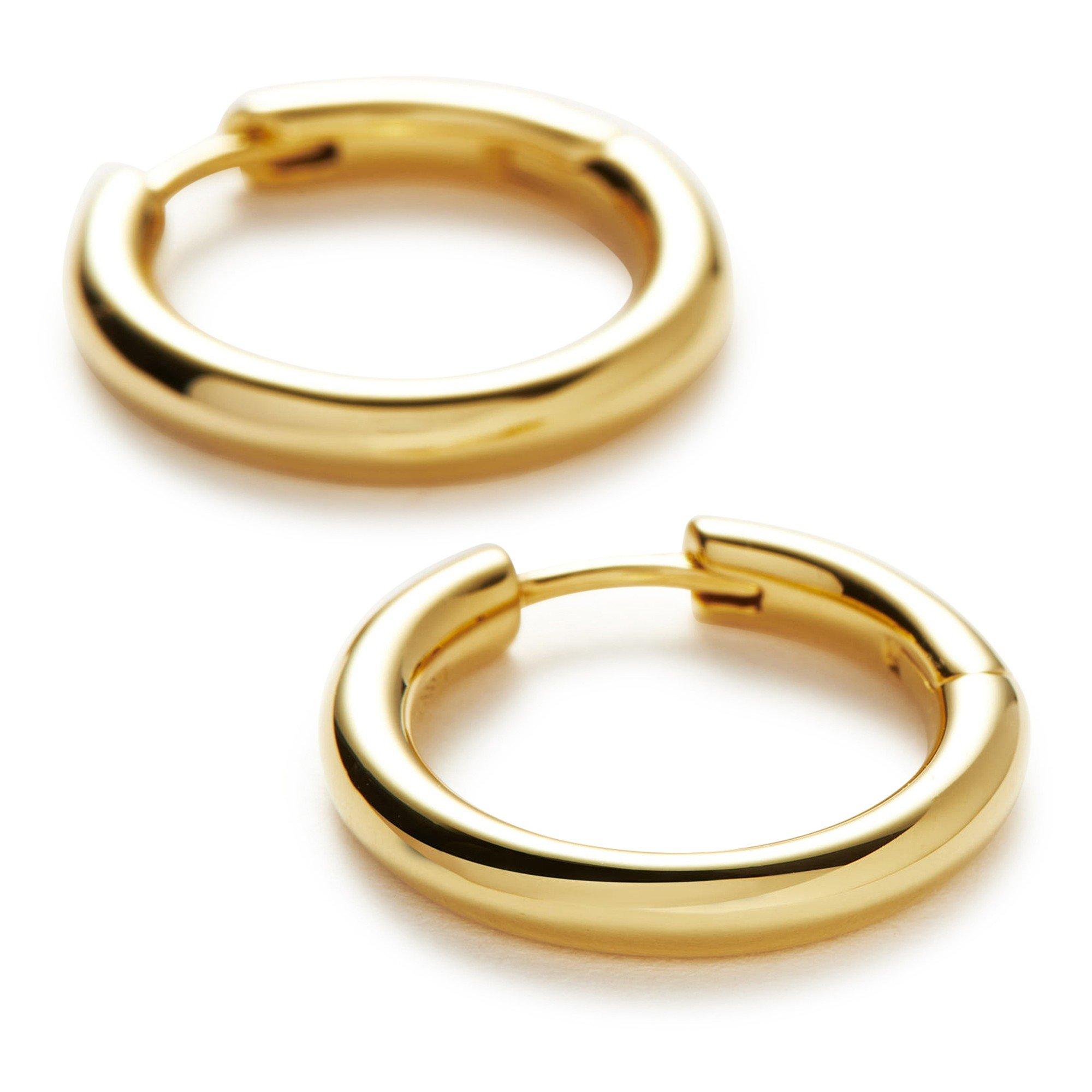 GOLD - Missoma - MEDIUM TUNNEL HOOPS09 - 2