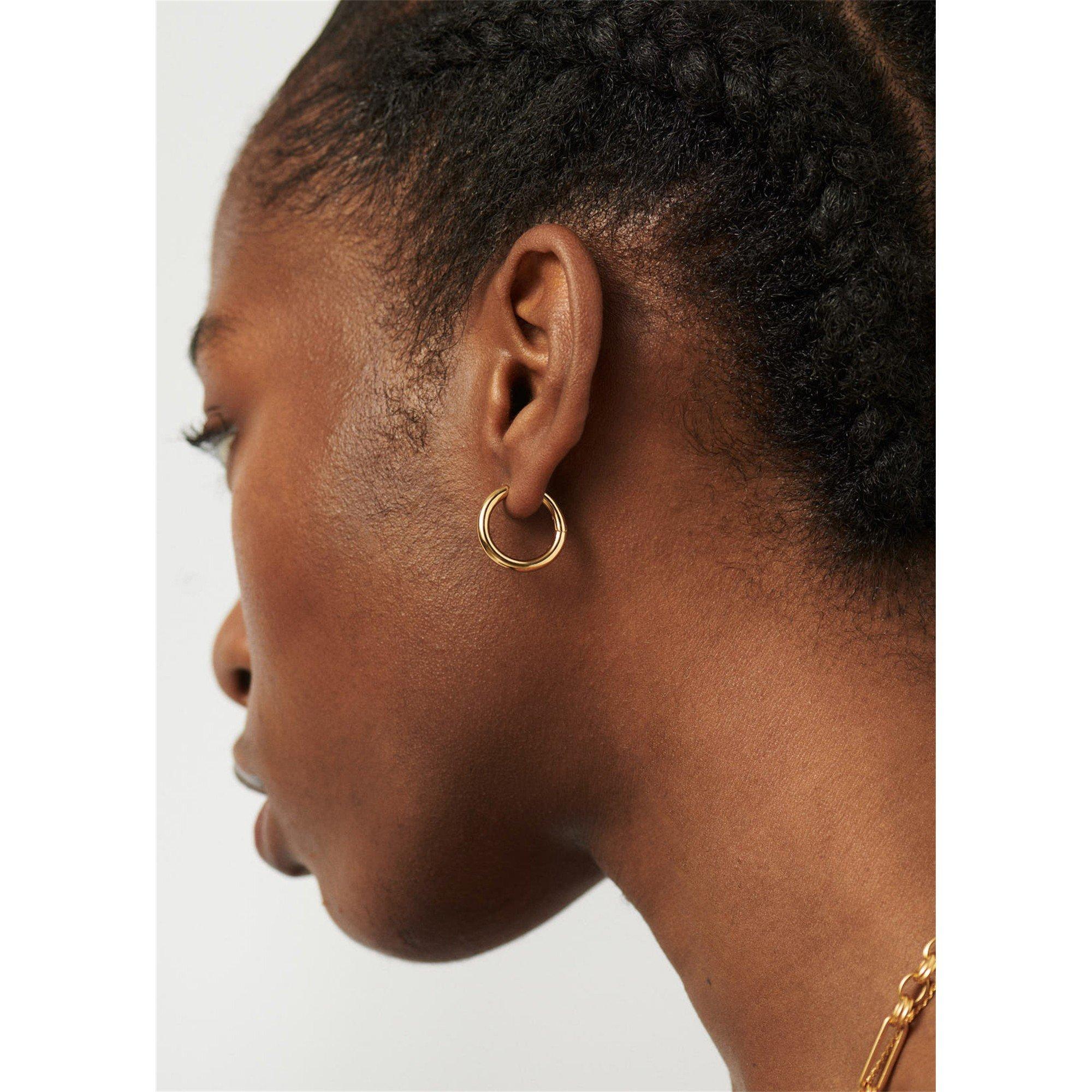 GOLD - Missoma - MEDIUM TUNNEL HOOPS09 - 3
